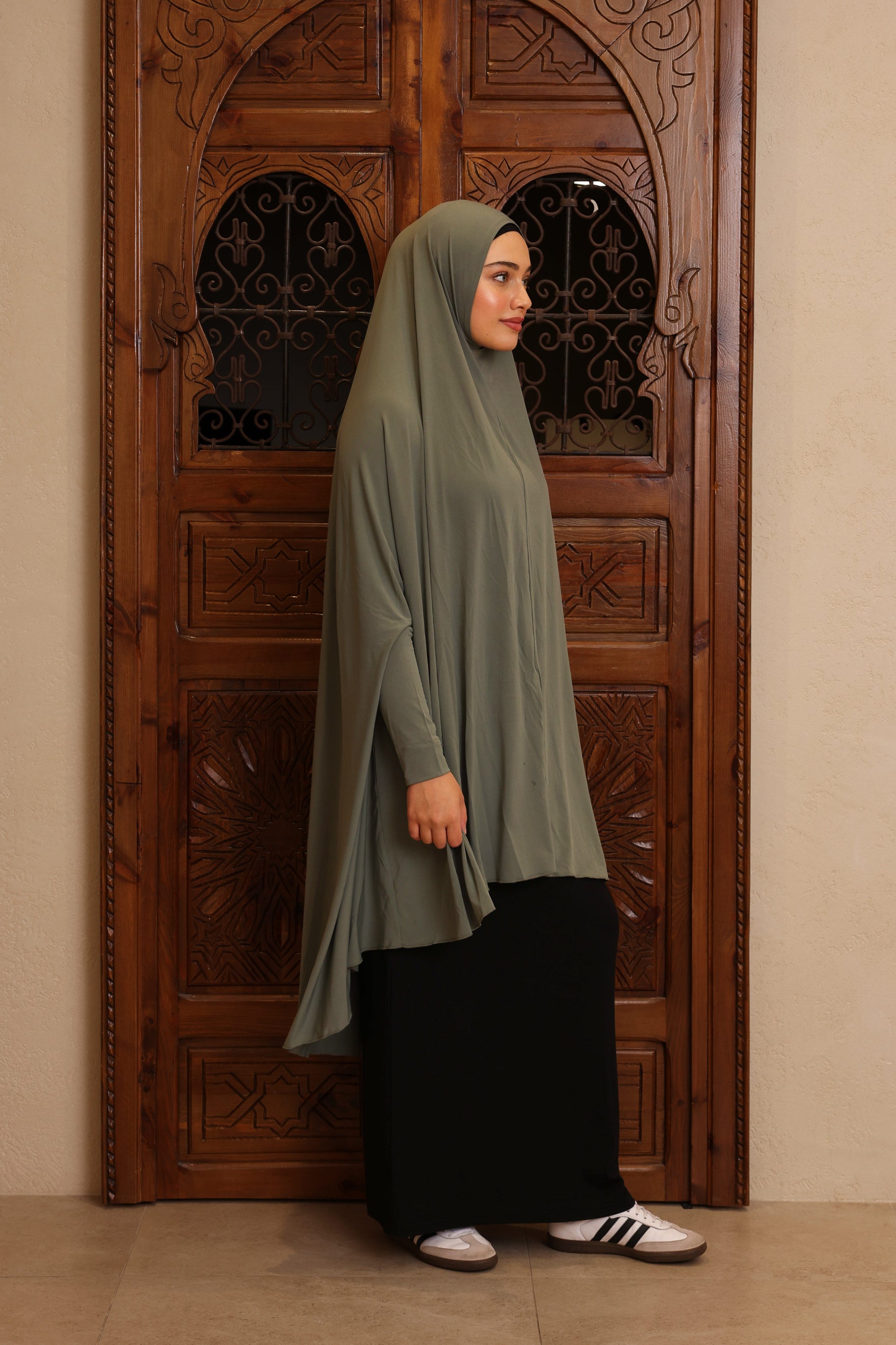 Women's Jilbab - Agave Green