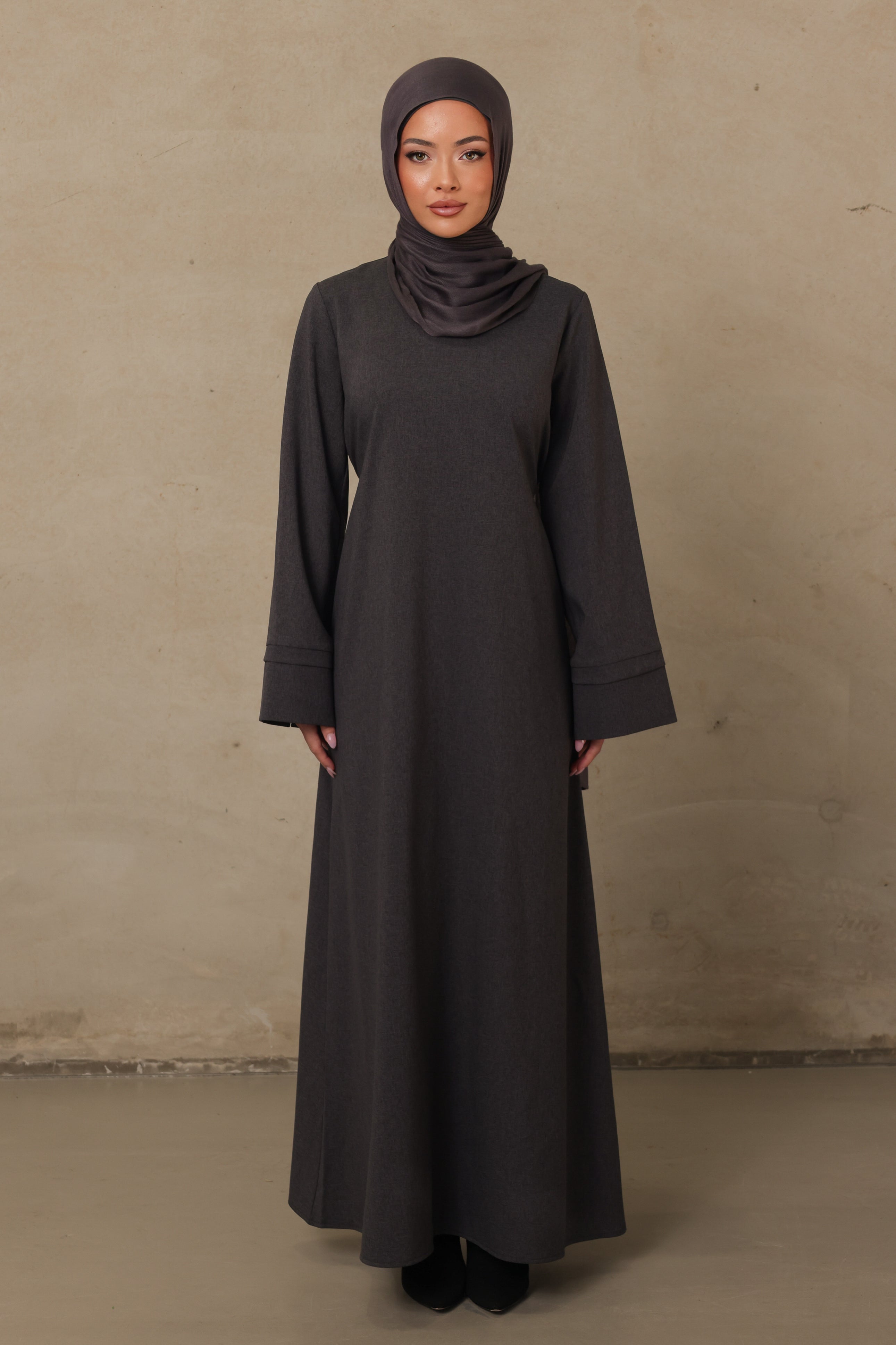 Alba Abaya - Charcoal