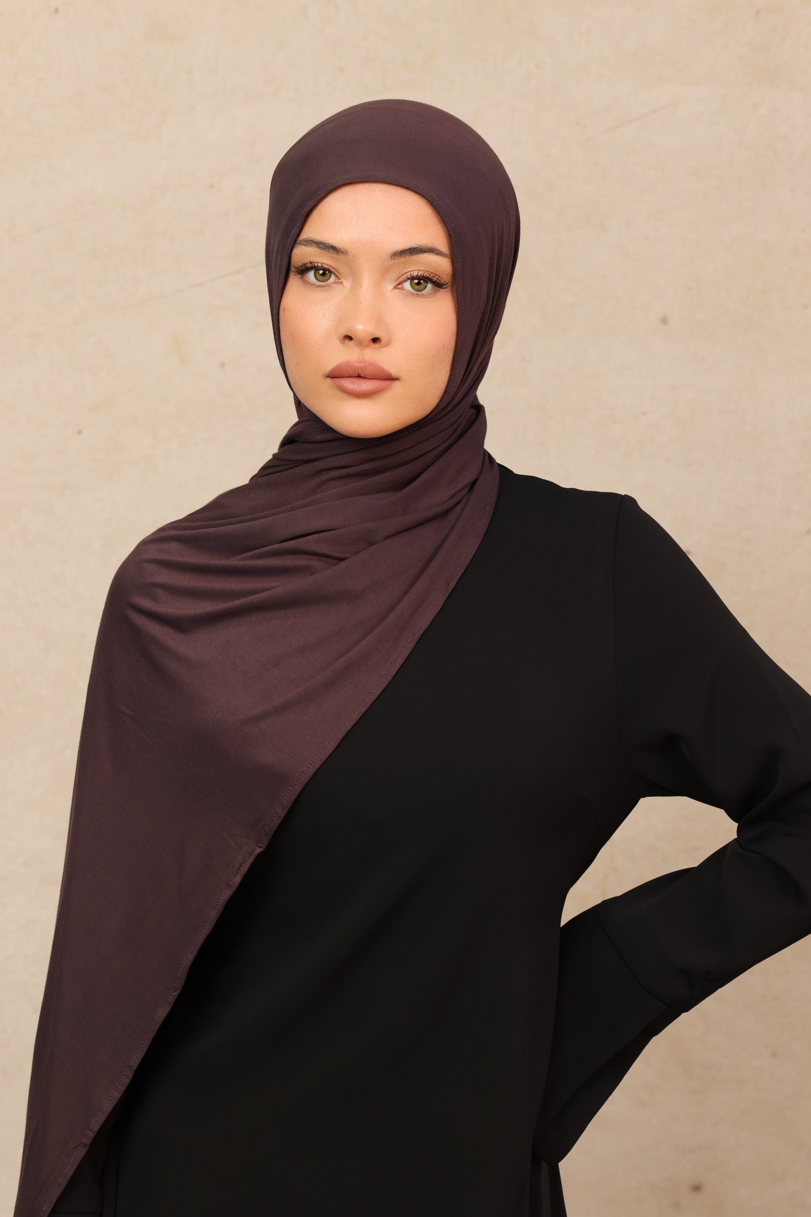 Jersey Hijab - 38 Deep Brown