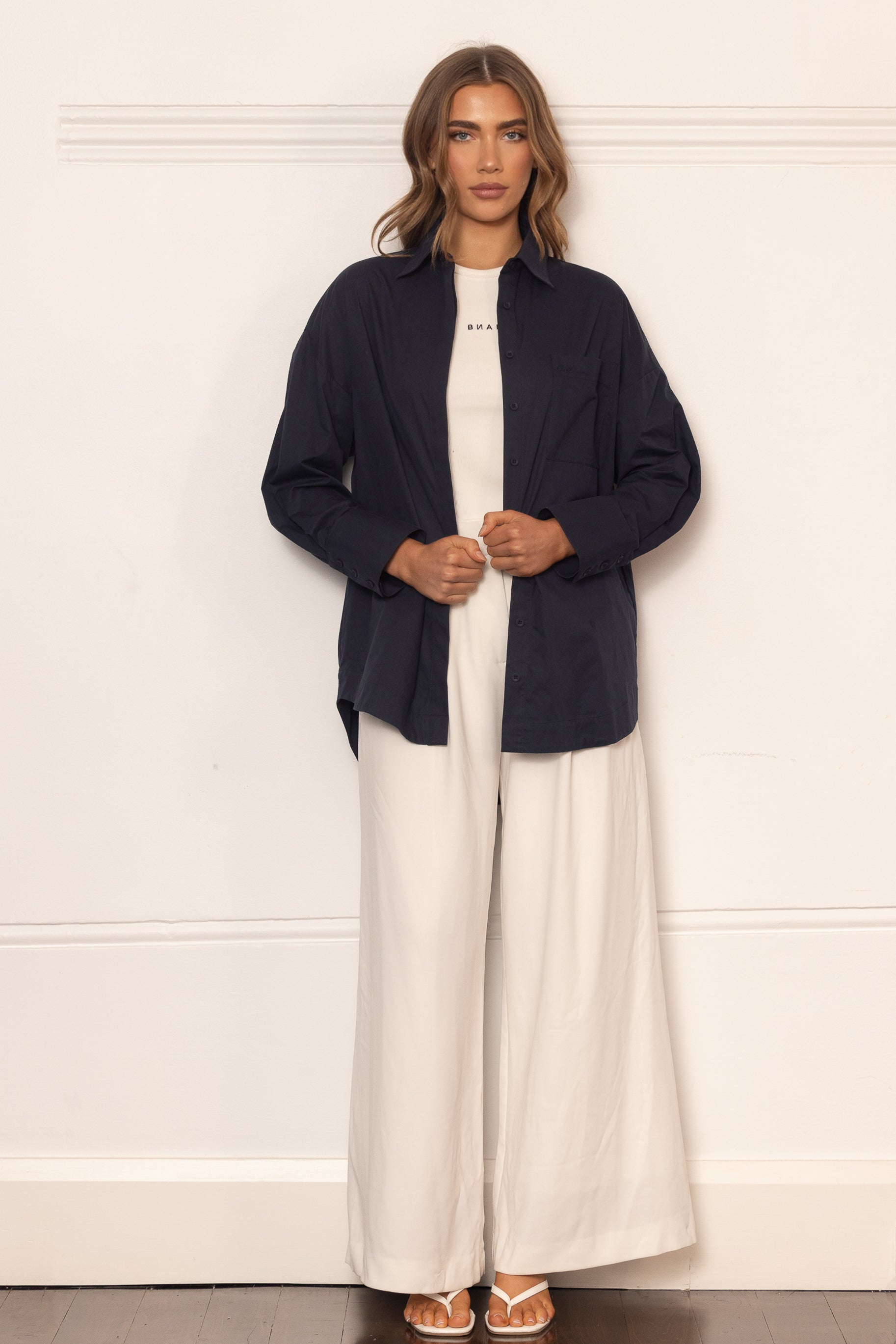 The Ayah Shirt - Navy Blue