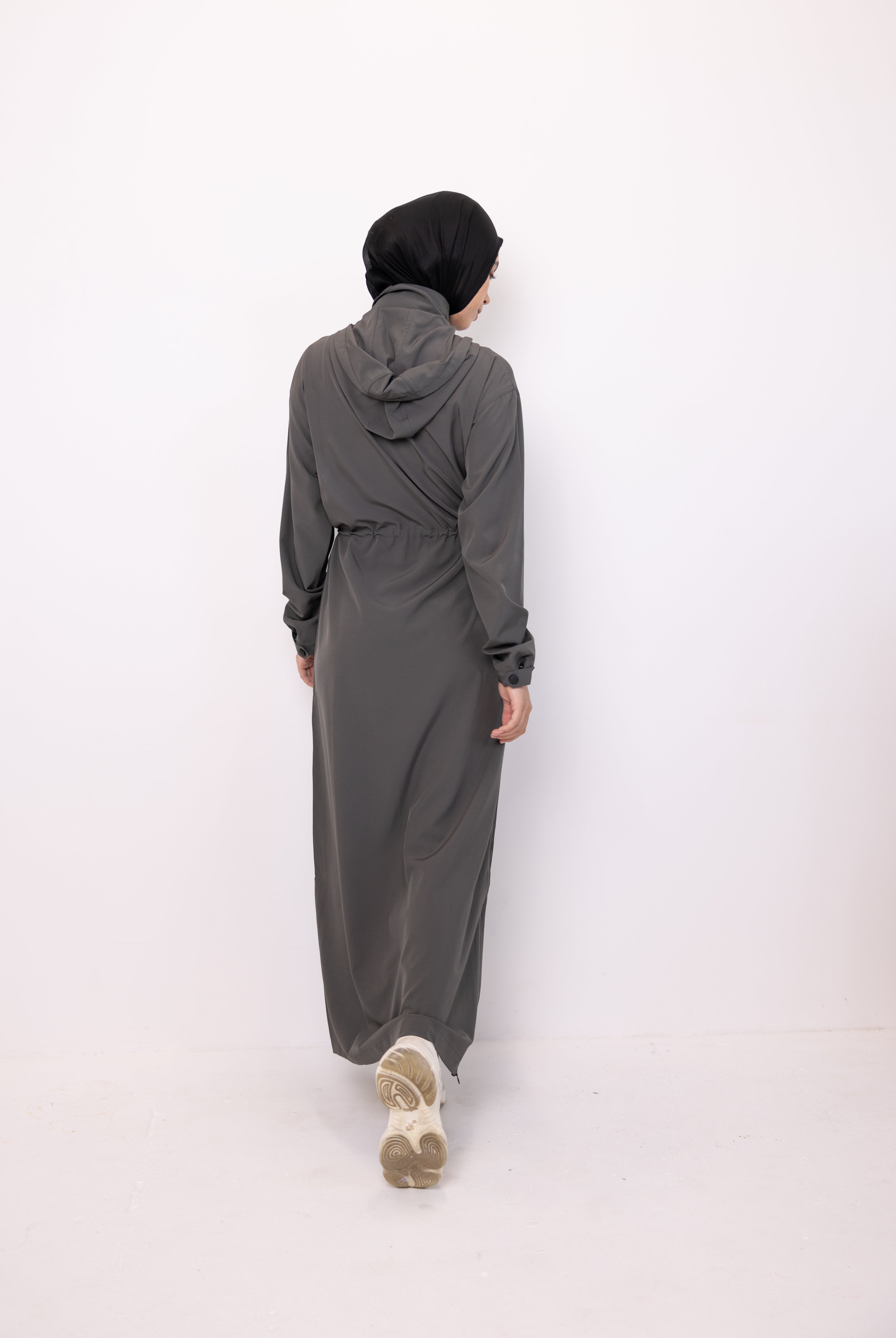 Sports Abaya - Grey