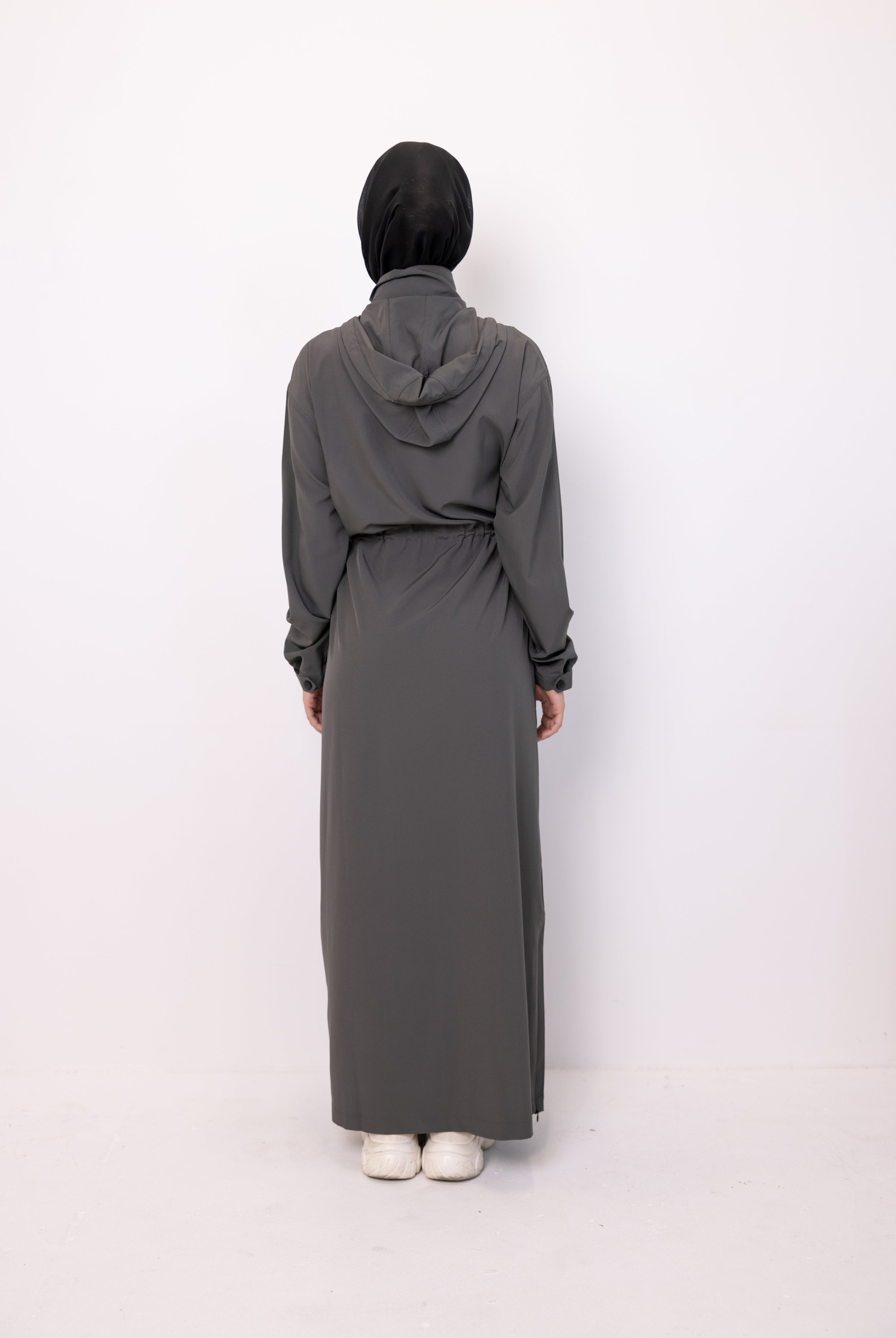 Sports Abaya - Grey