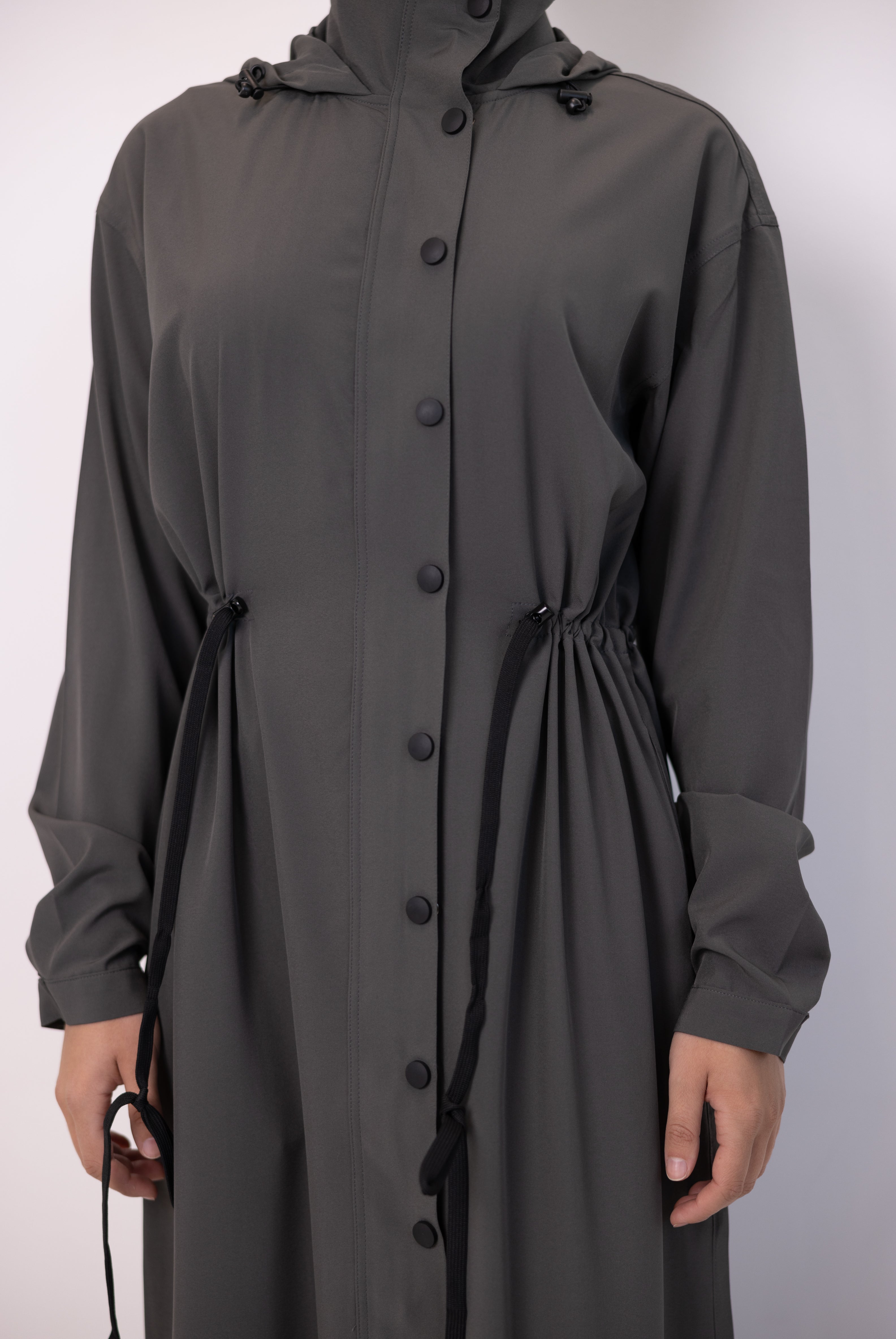 Sports Abaya - Grey