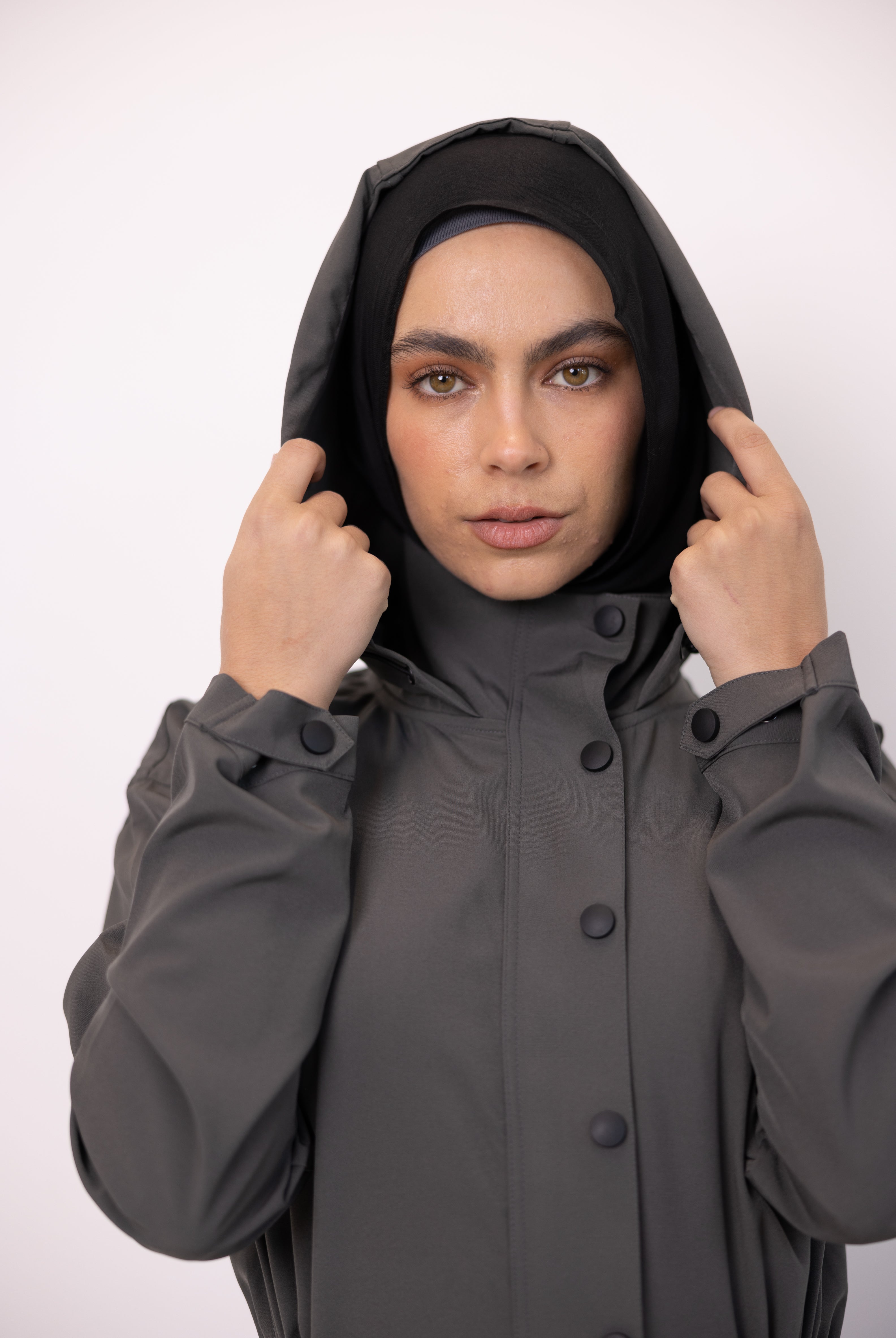 Sports Abaya - Grey