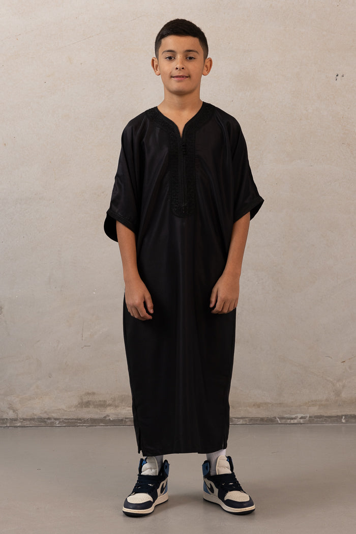 Moroccan Boys Thobes - Black