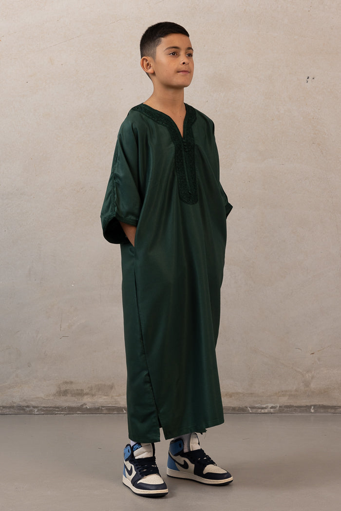 Moroccan Boys Thobes - Emerald