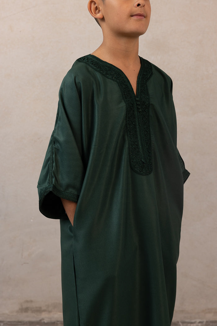 Moroccan Boys Thobes - Emerald