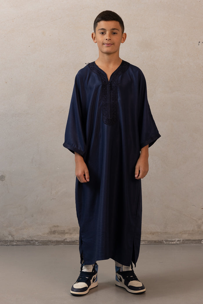 Moroccan Boys Thobes - Navy