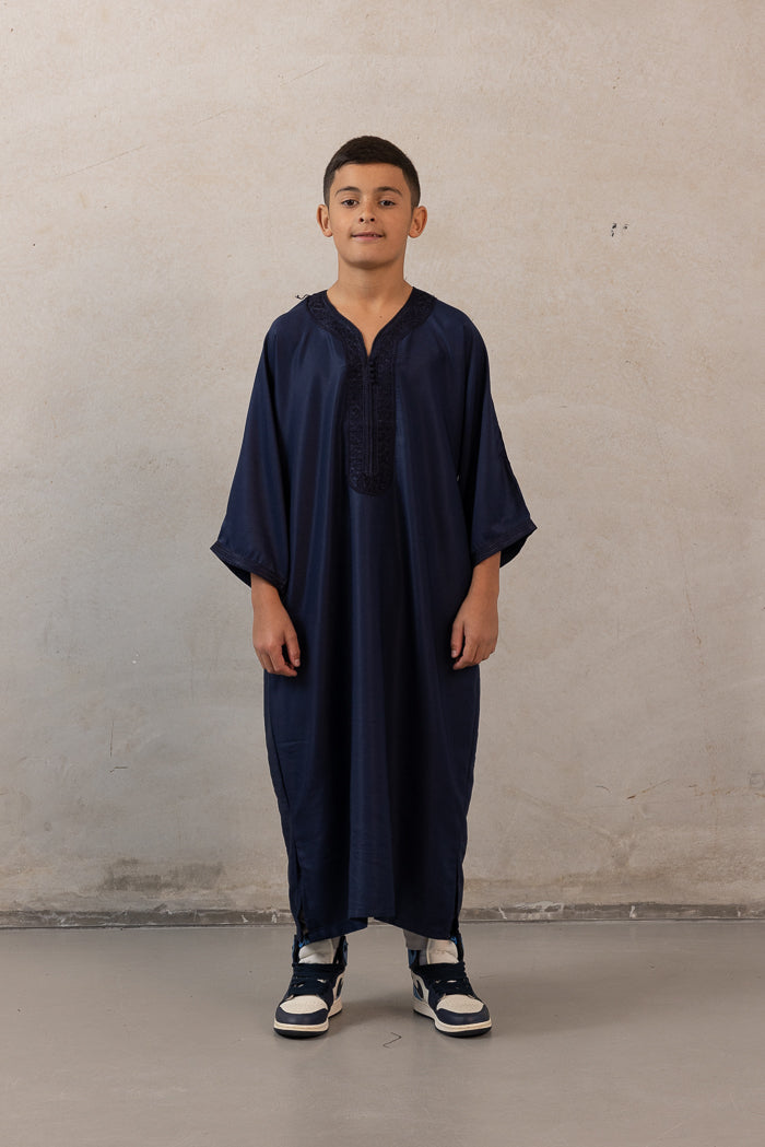 Moroccan Boys Thobes - Navy