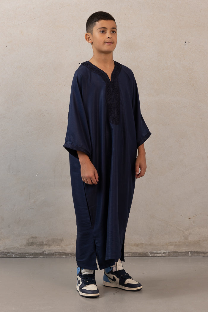 Moroccan Boys Thobes - Navy