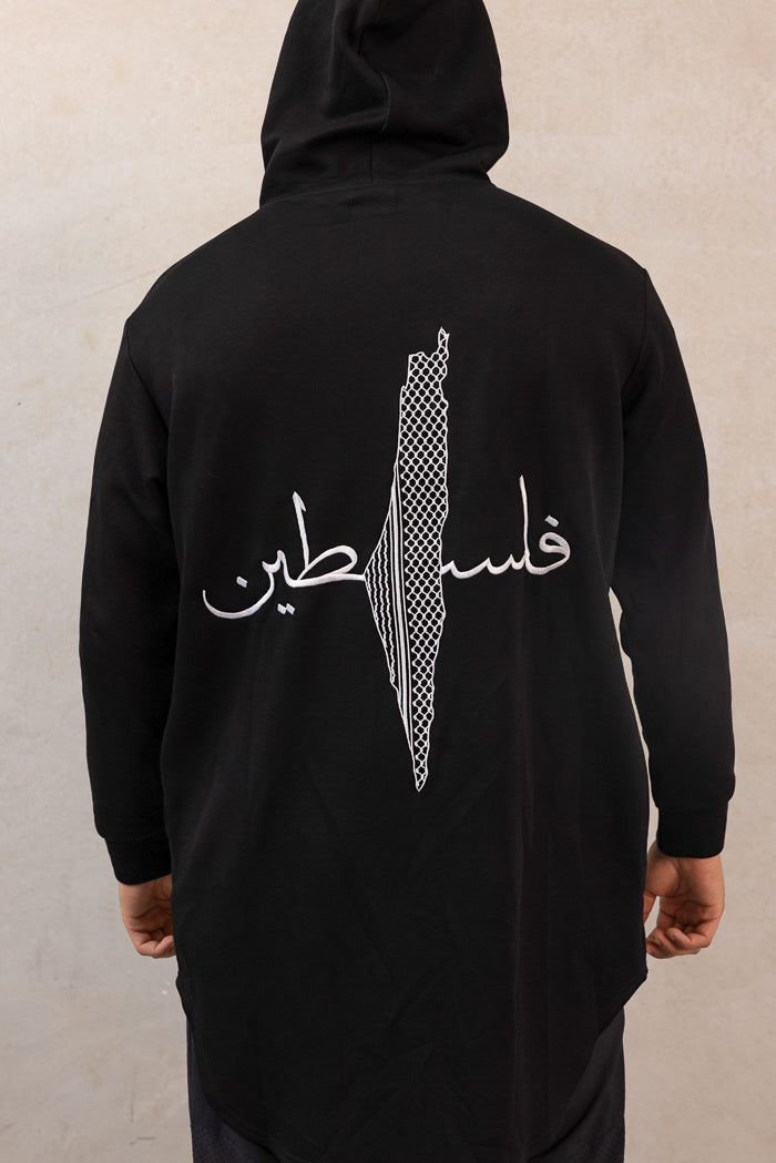 Men's Palestine jumper - Black