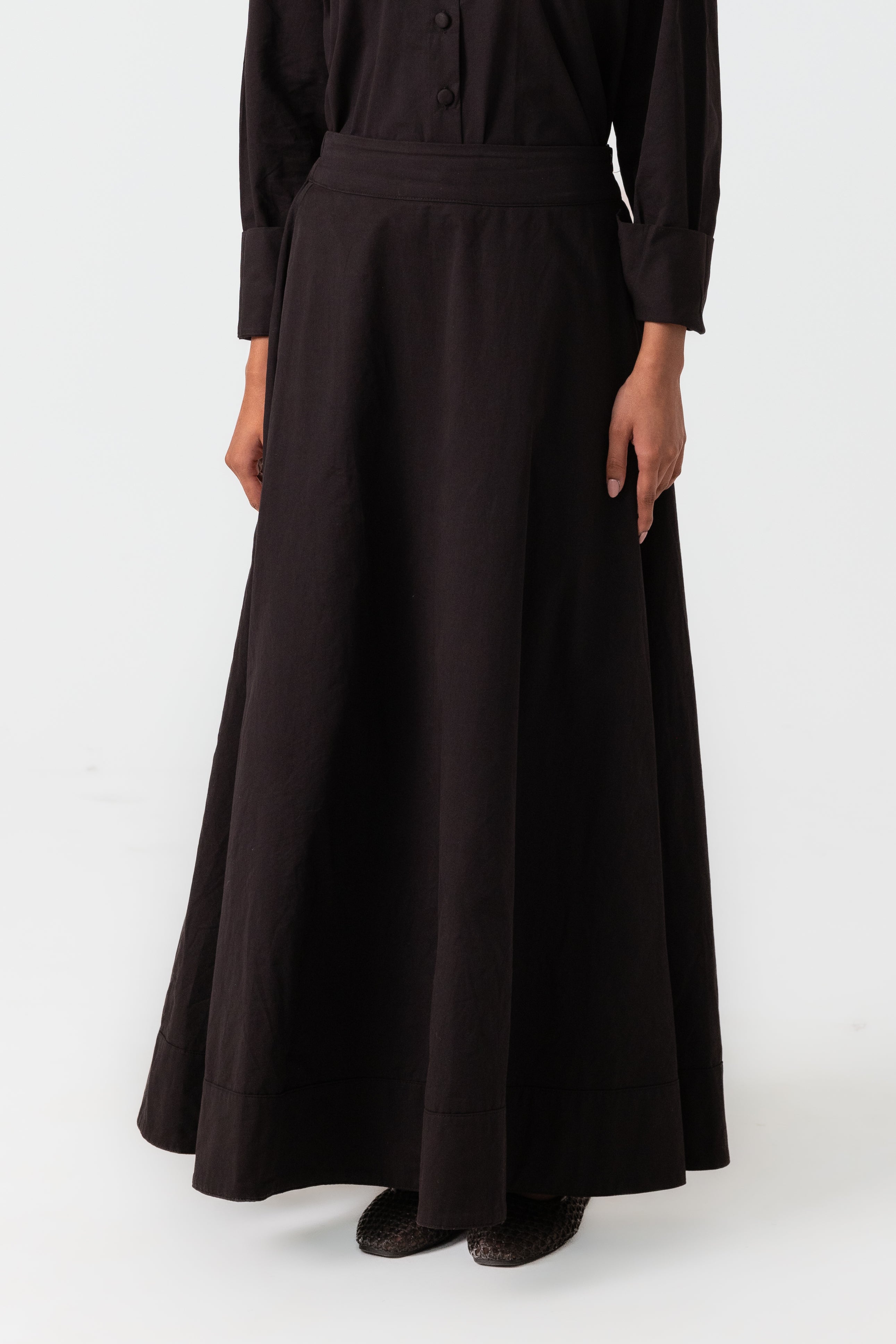 Sydney A Line Skirt - Black