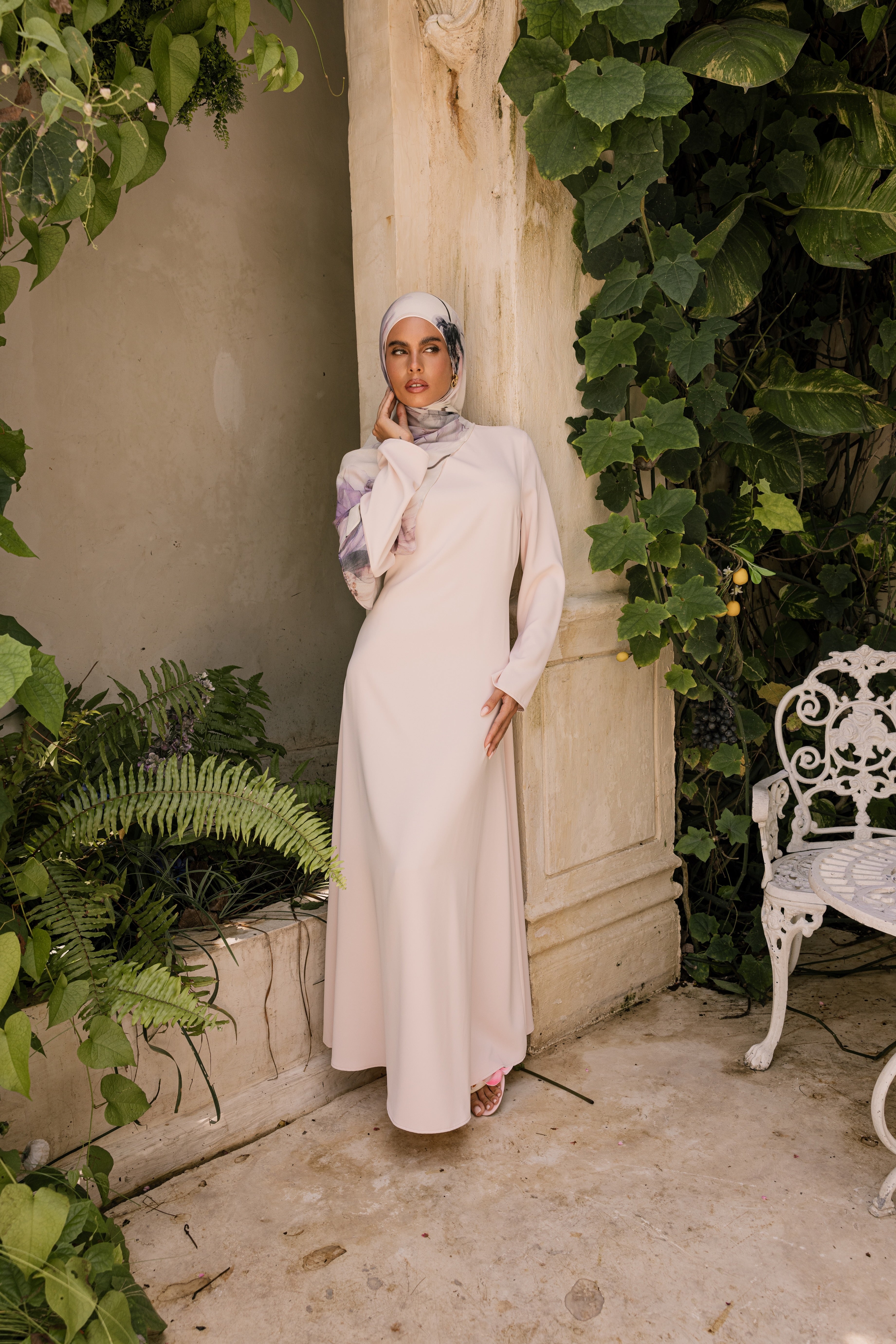 Rayhana Slip Dress - Petal Pink