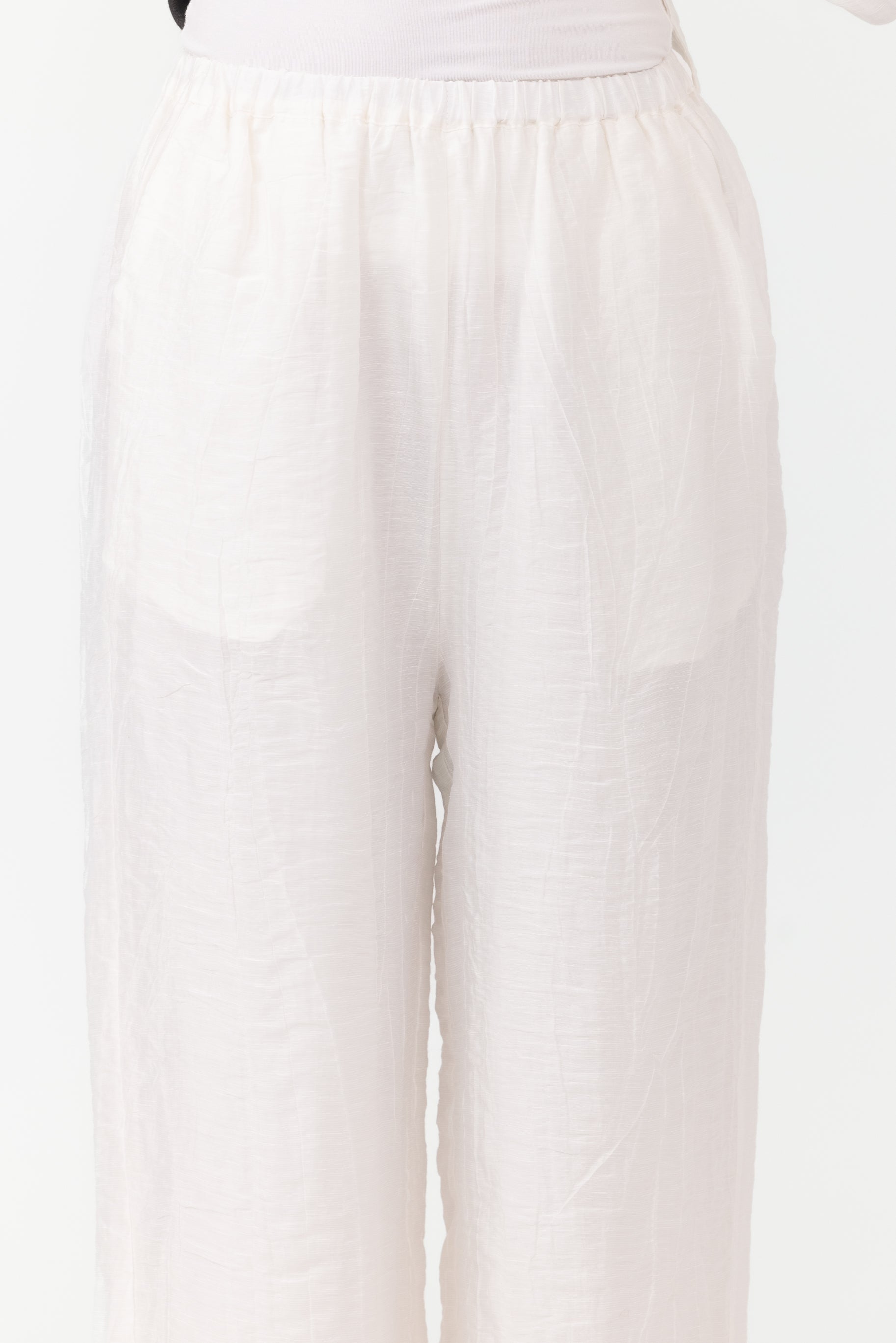 Nova Wide Leg Pants - White