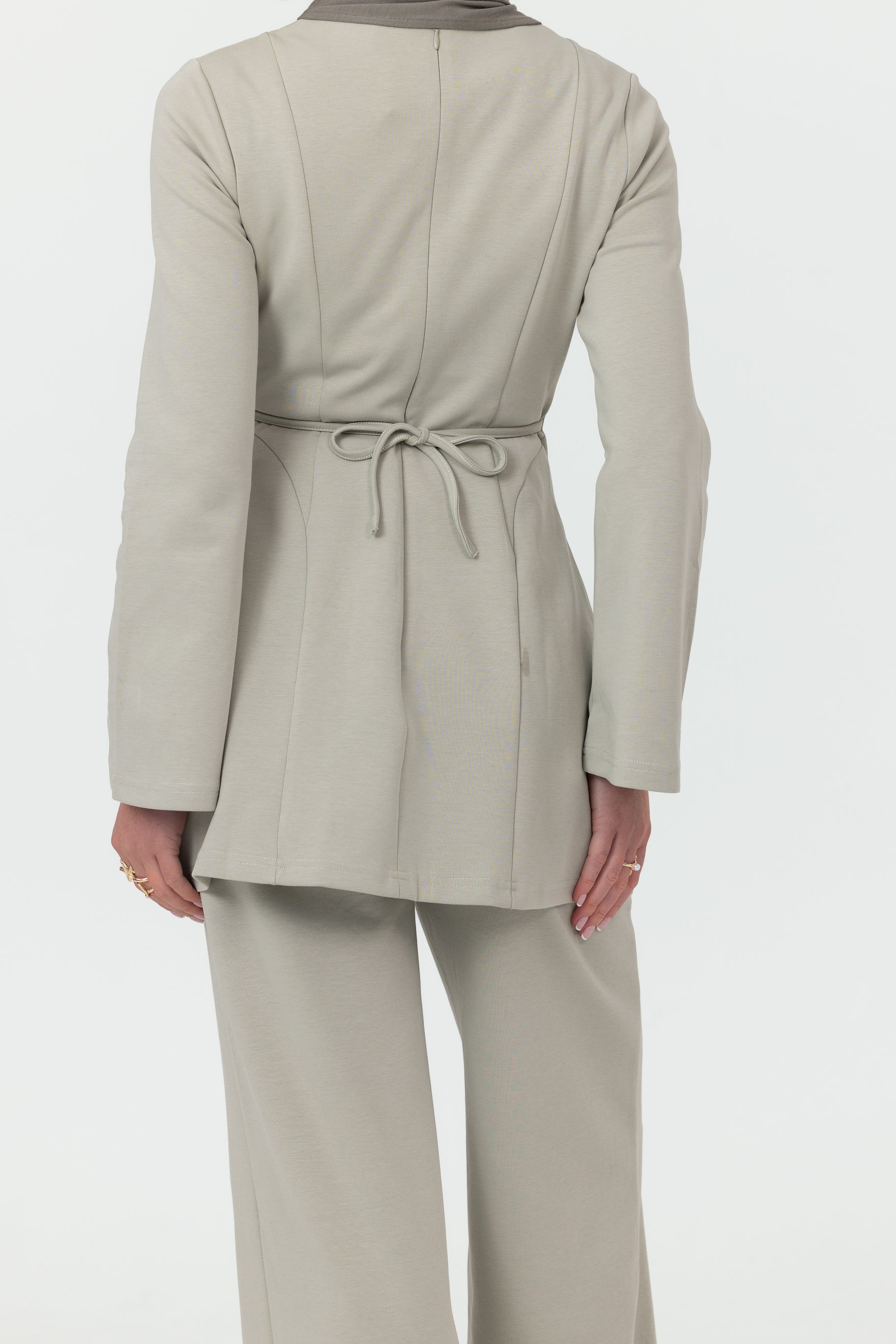 Cotton Contour Top - Sage