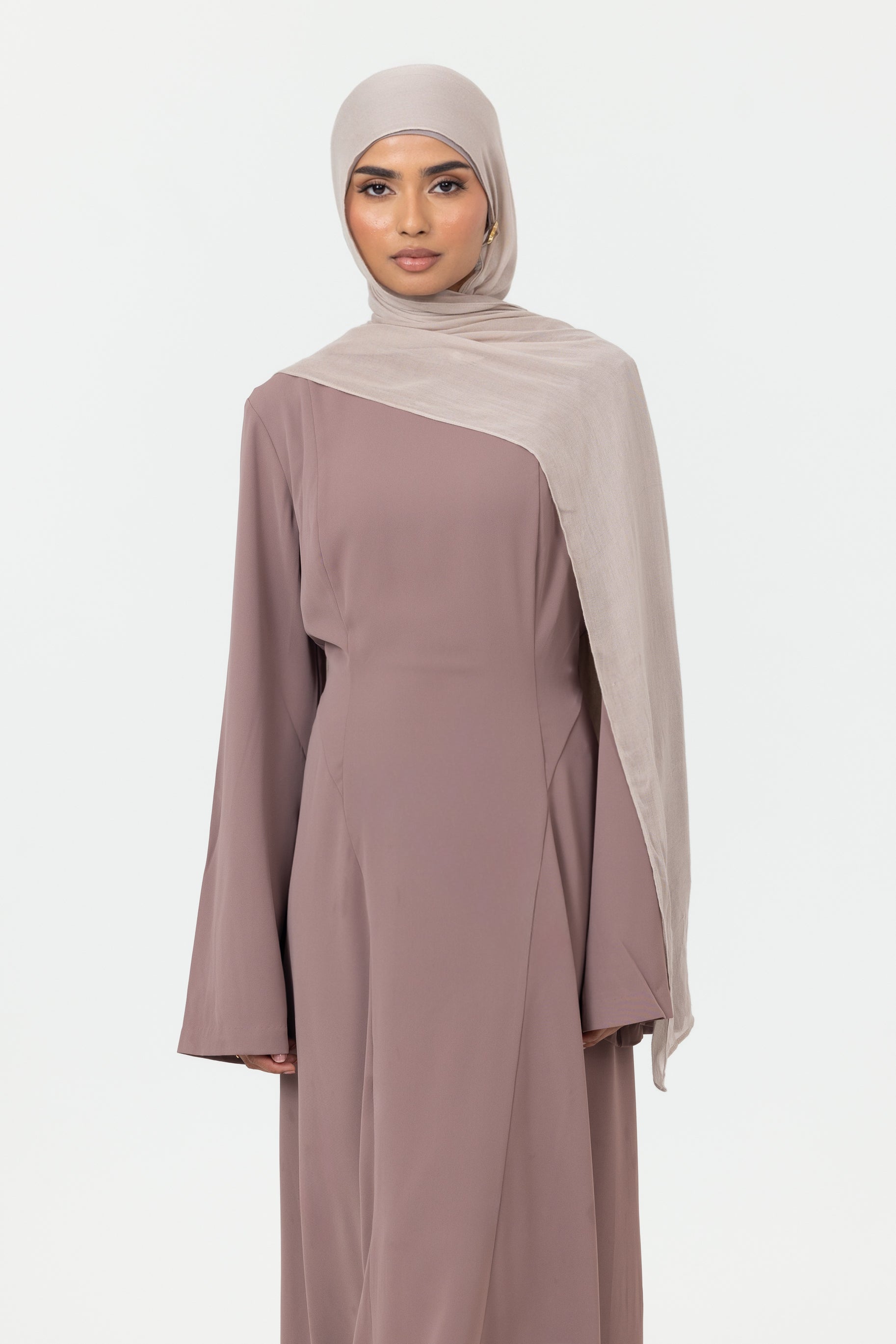 Samara Contour Dress - Dusty Mauve
