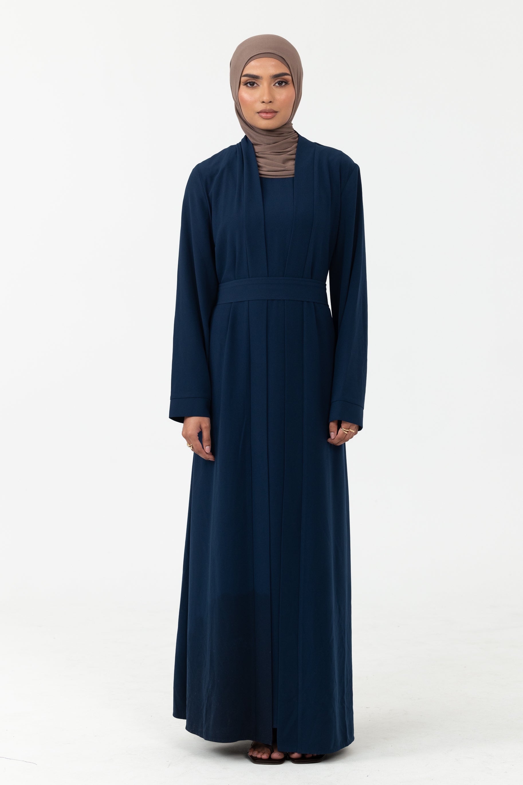 Dusk Abaya Set - Deep Ocean