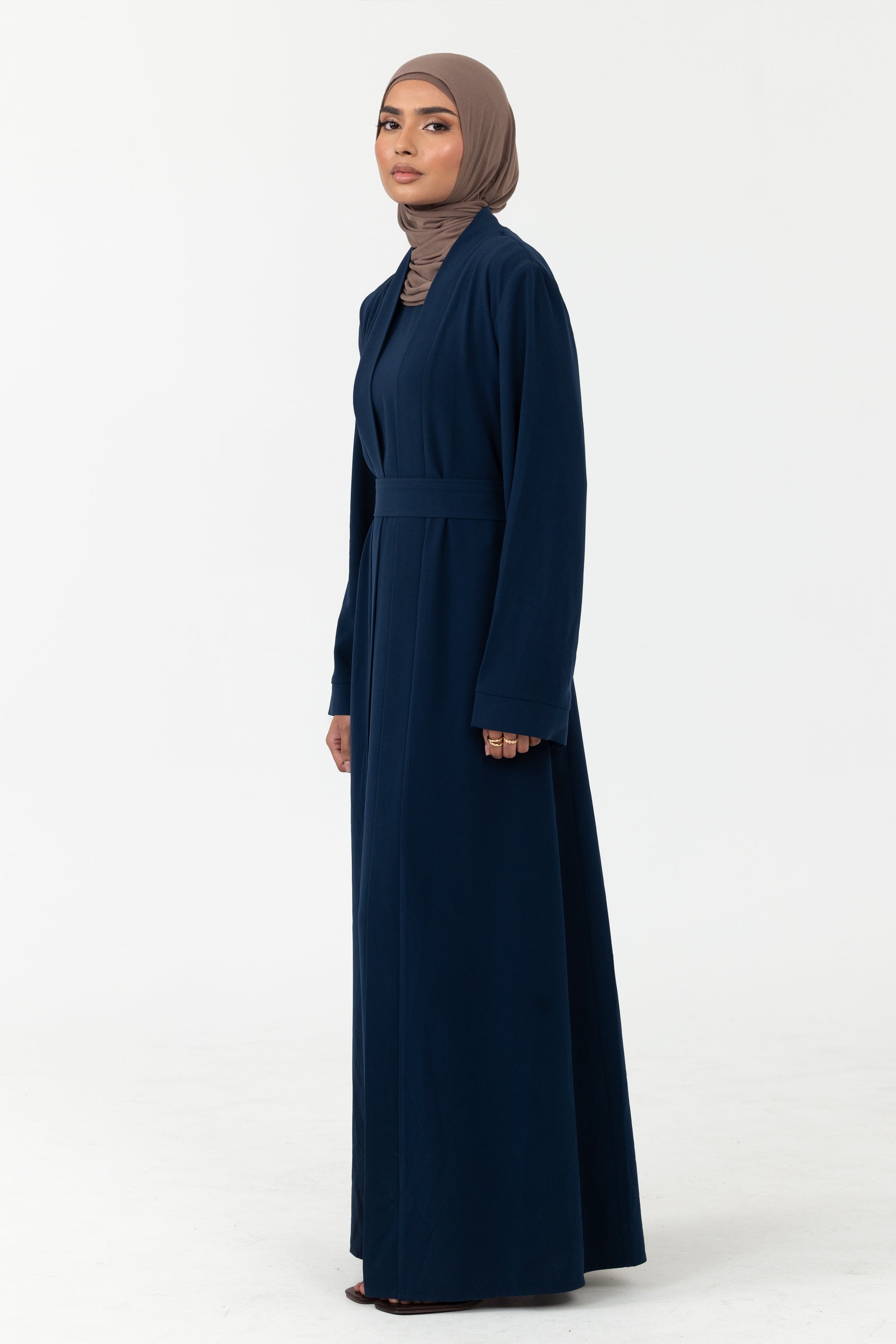 Dusk Abaya Set - Deep Ocean