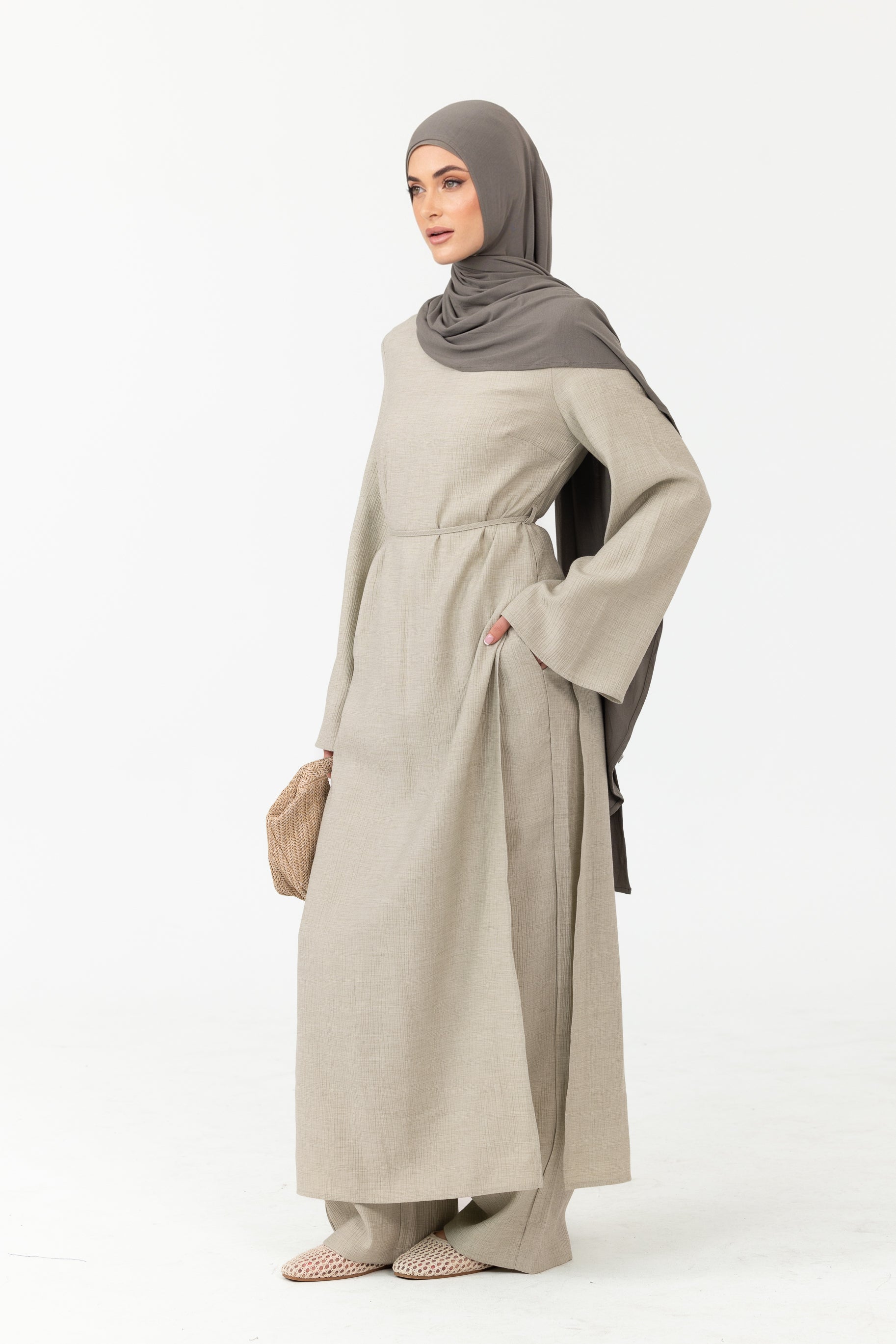 Yara Crinkle Pants - Pistachio