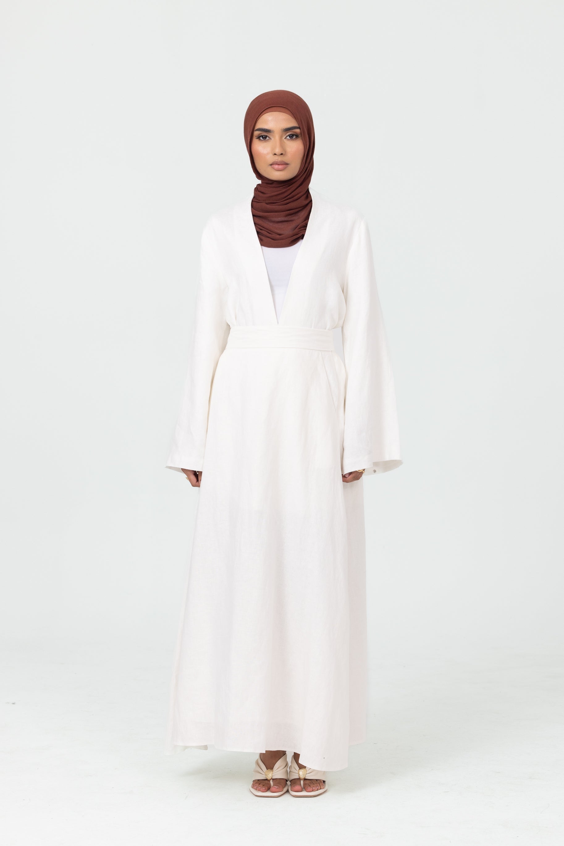 Anaya A Line Skirt - White