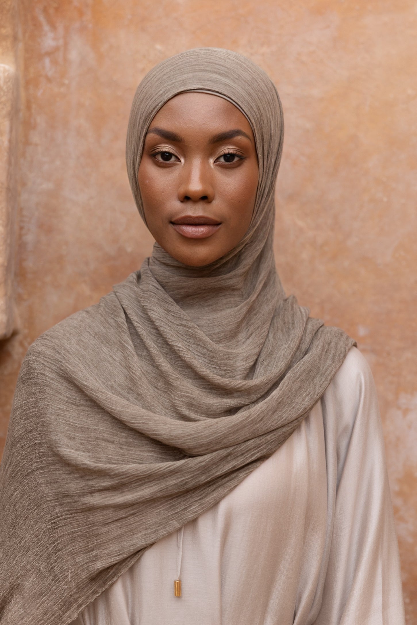 Textured Hijab - Ash