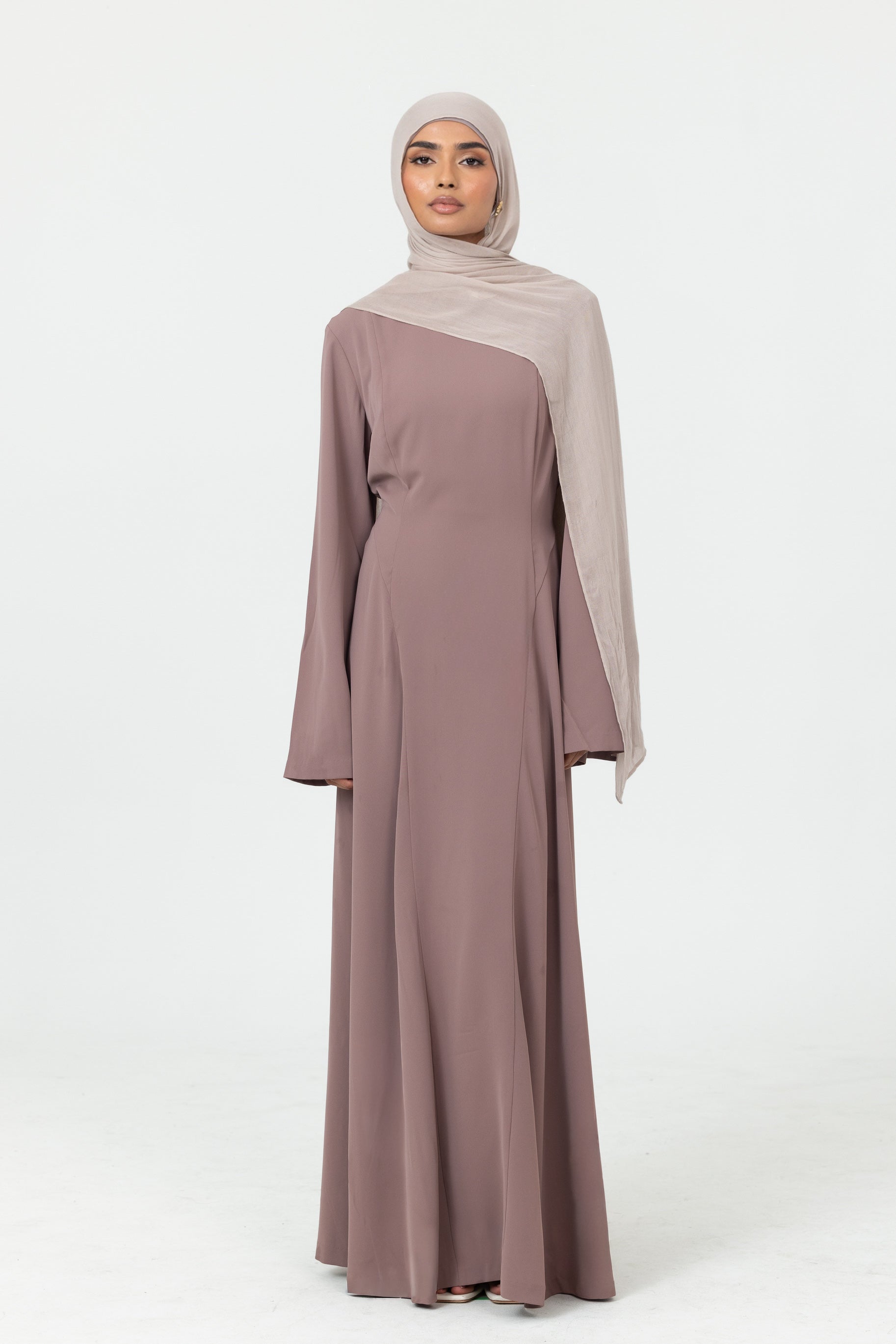 Samara Contour Dress - Dusty Mauve