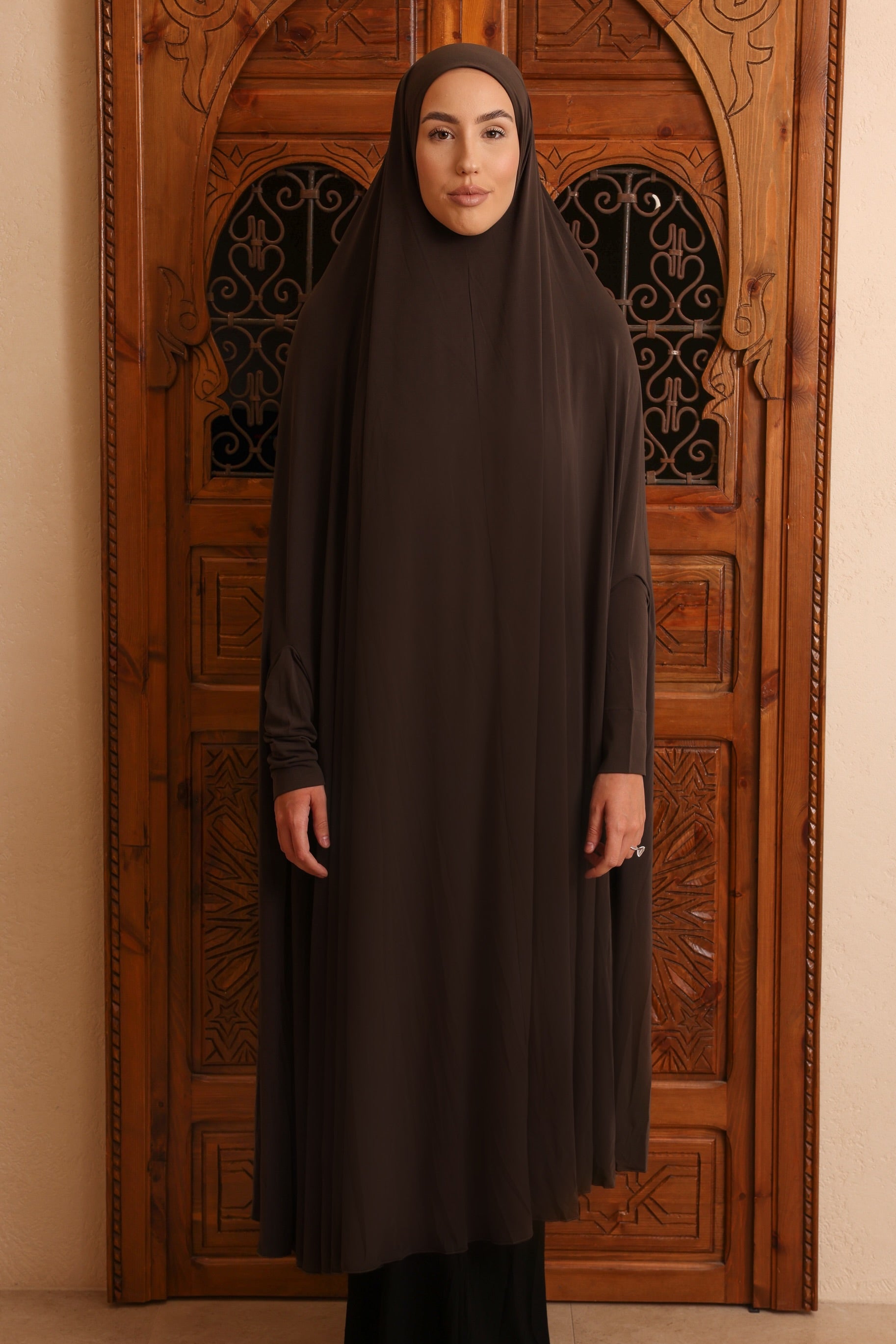 Women's XL Sleeved Jilbab - Raven