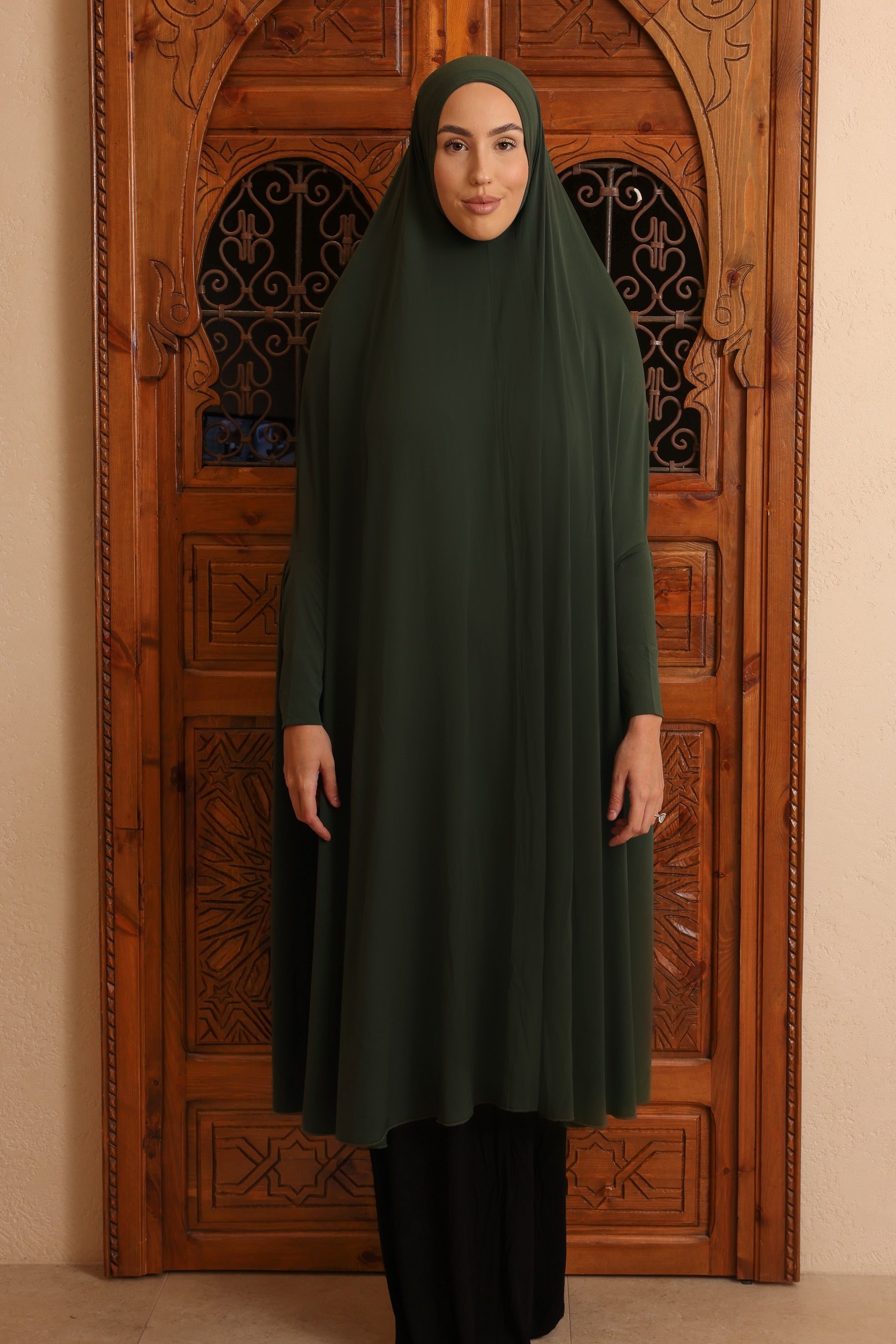 Women's XL Sleeved Jilbab - Khaki