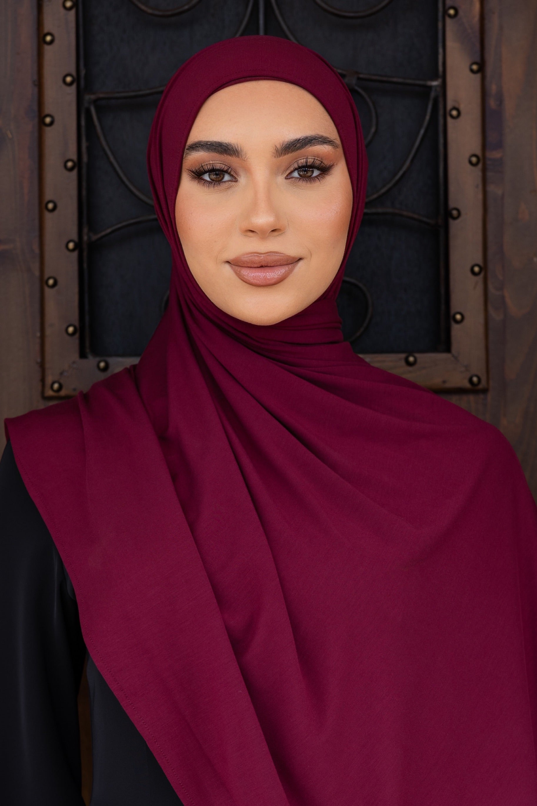 Jersey Hijab - Mulberry