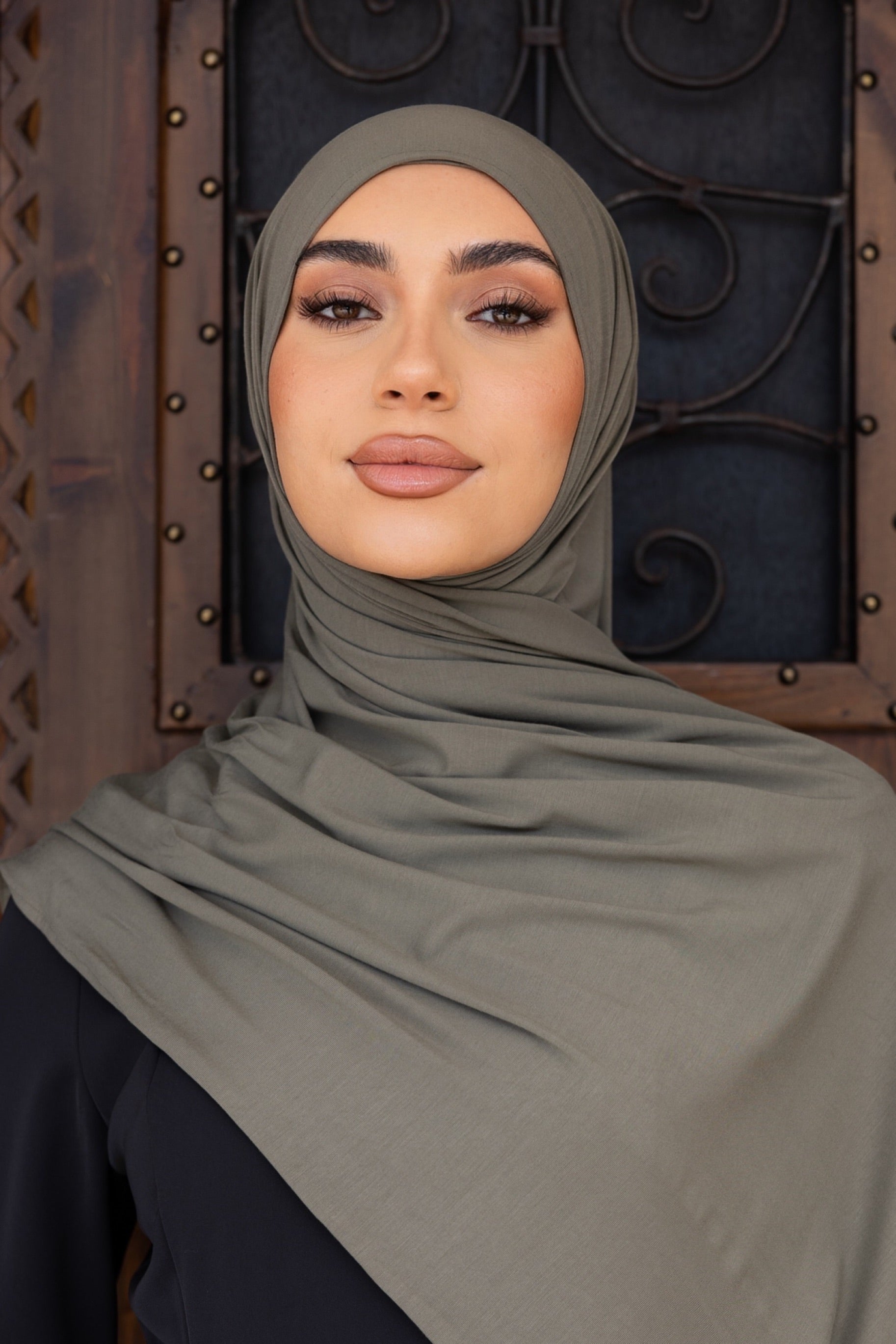 Jersey Hijab - Khaki