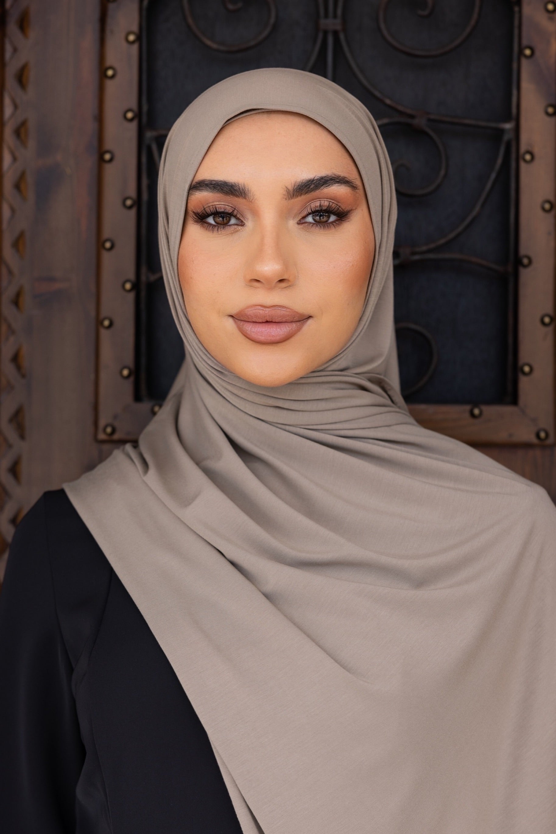 Jersey Hijab - Taupe