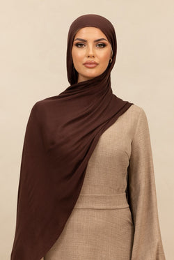 Premium Viscose Hijab - 37 Chocolate