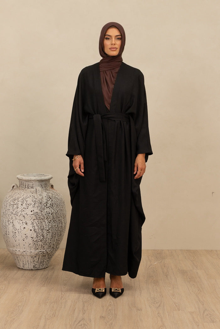 Dune Batwing Kimono - Black