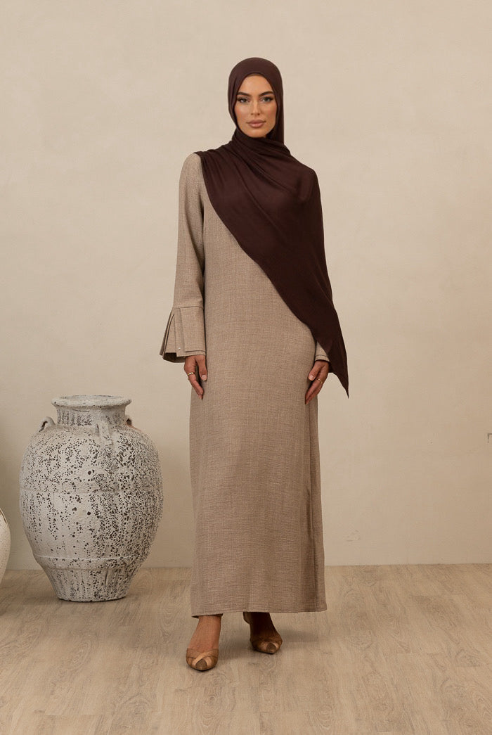 Dune Double Cuff dress - Mocha