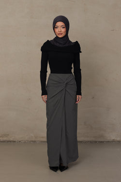 Alba Farah Skirt - Charcoal