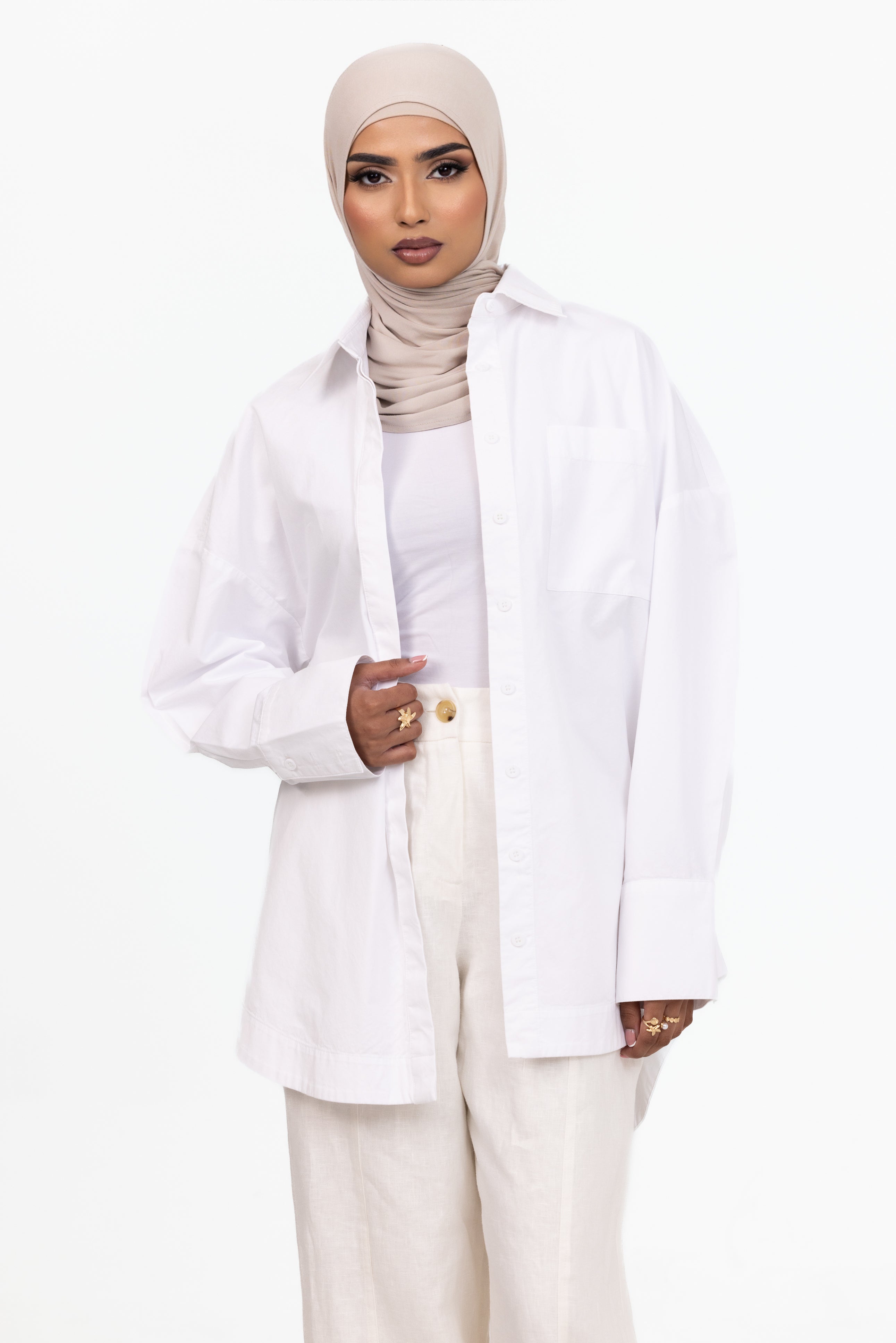 The Ayah Shirt - Cotton White