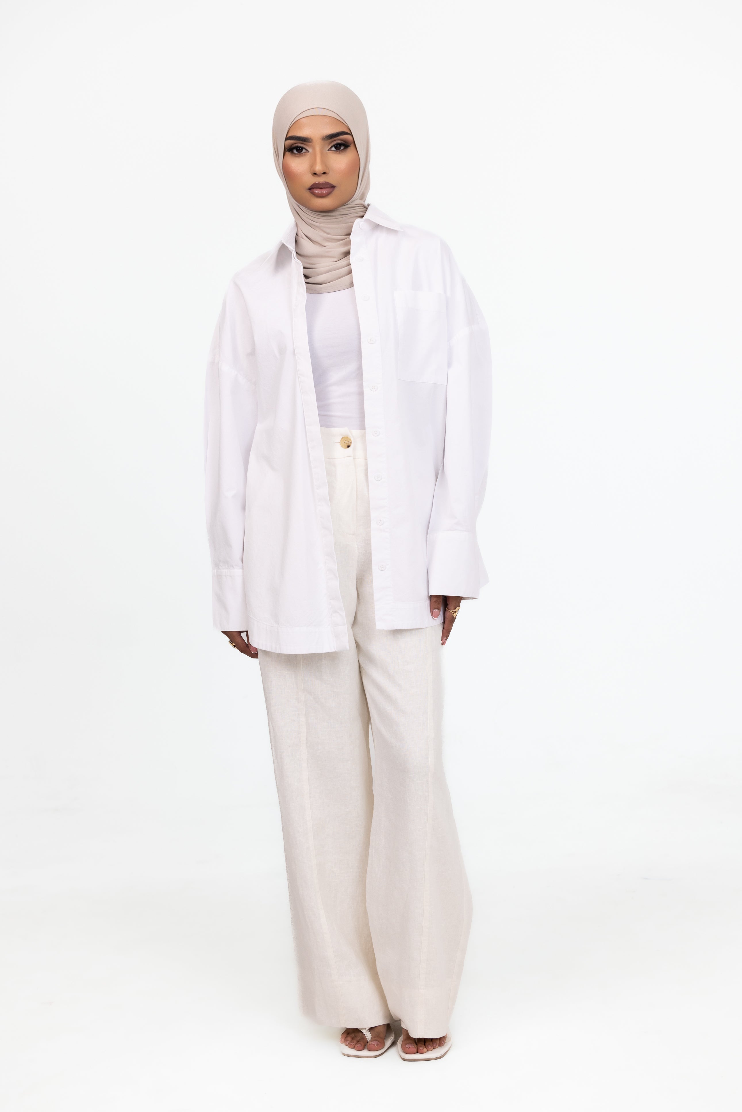 The Ayah Shirt - Cotton White