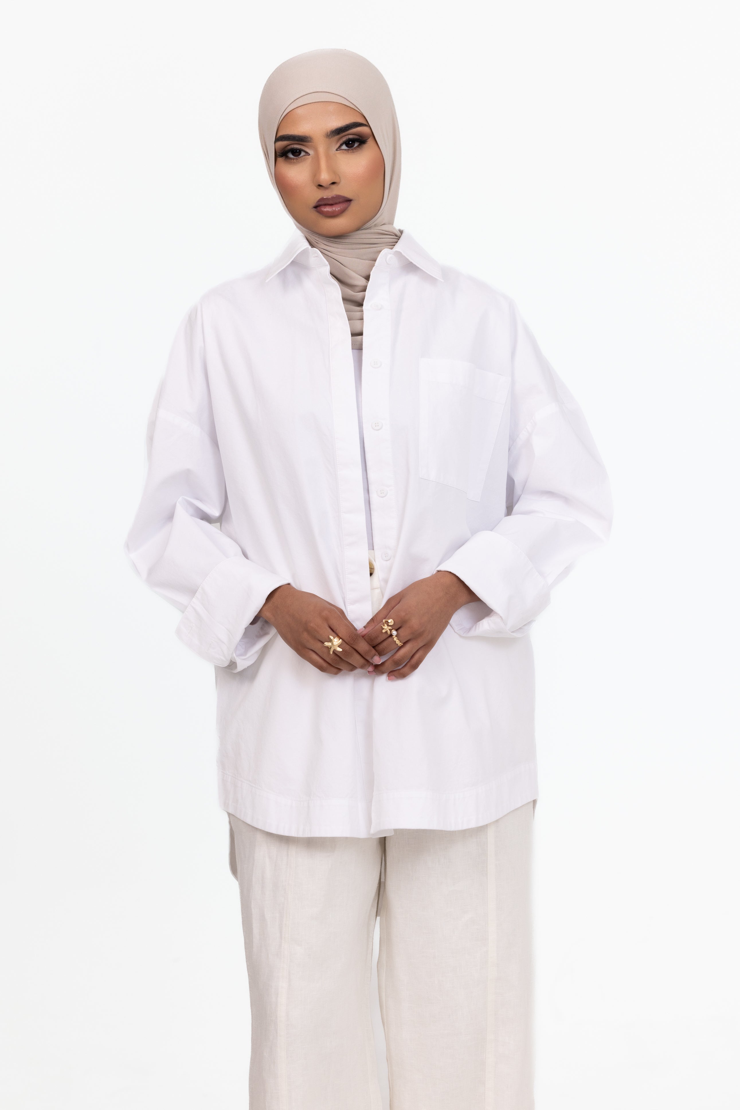 The Ayah Shirt - Cotton White