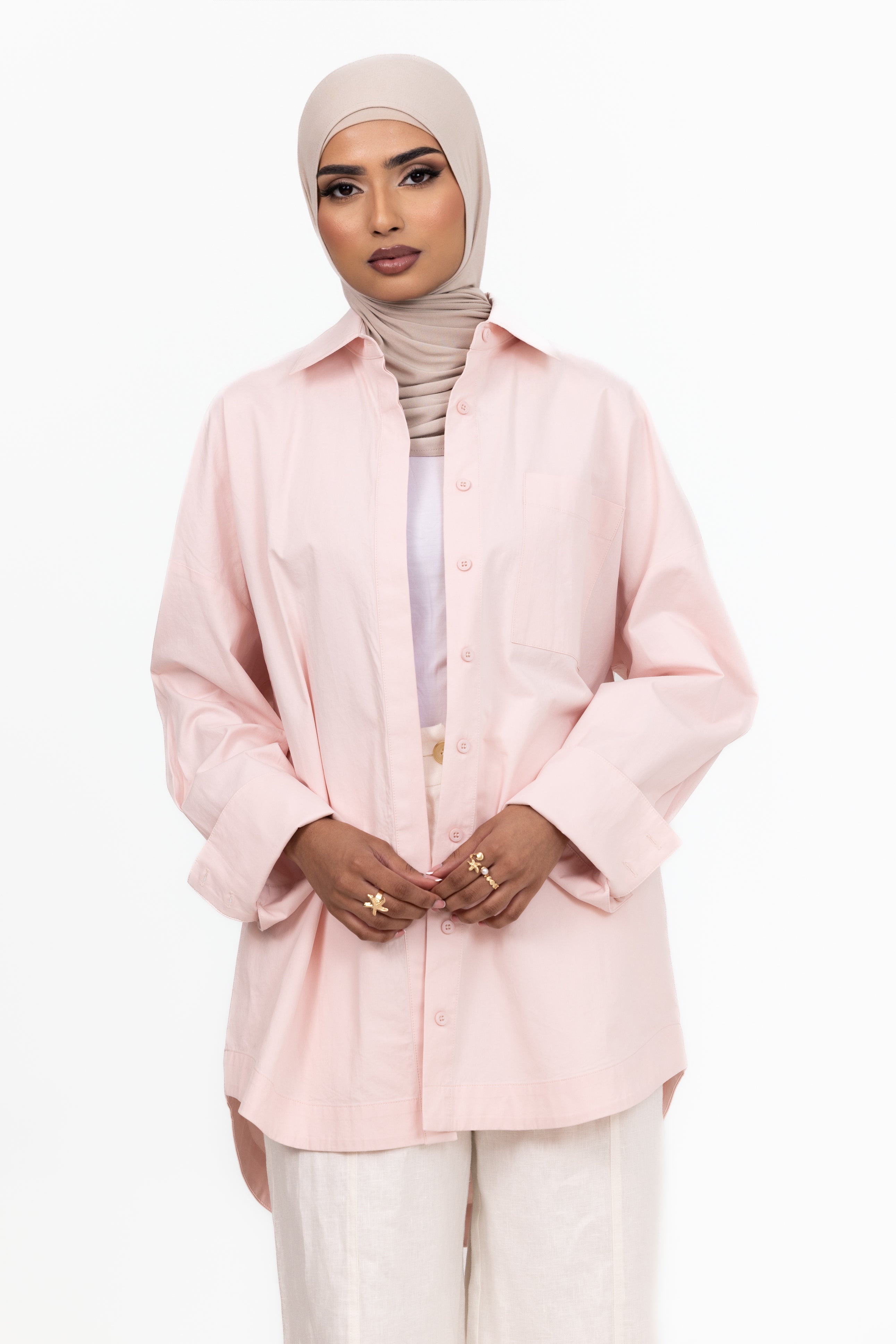 The Ayah Shirt - Petal Pink