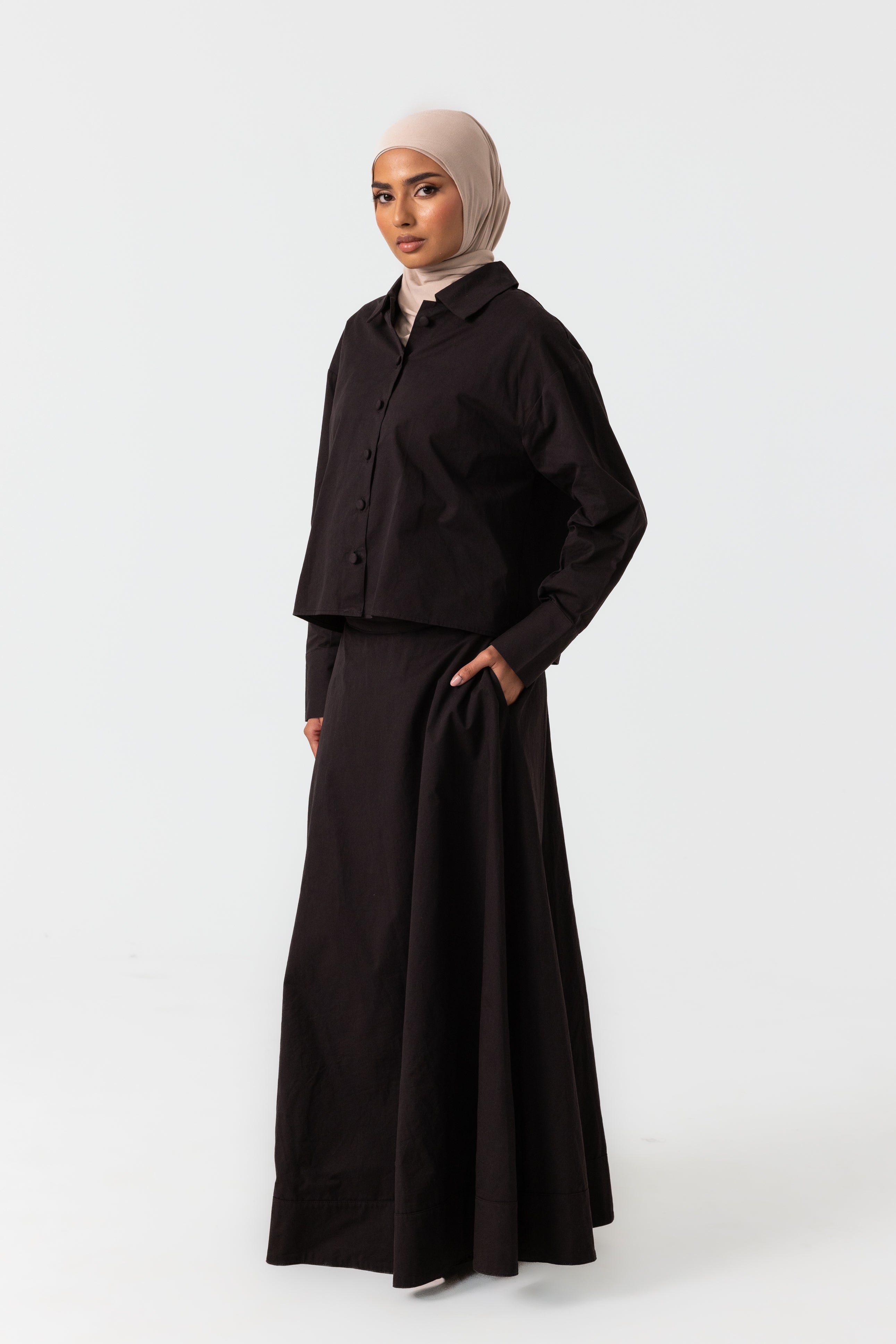 Sydney Button Up Shirt - Black