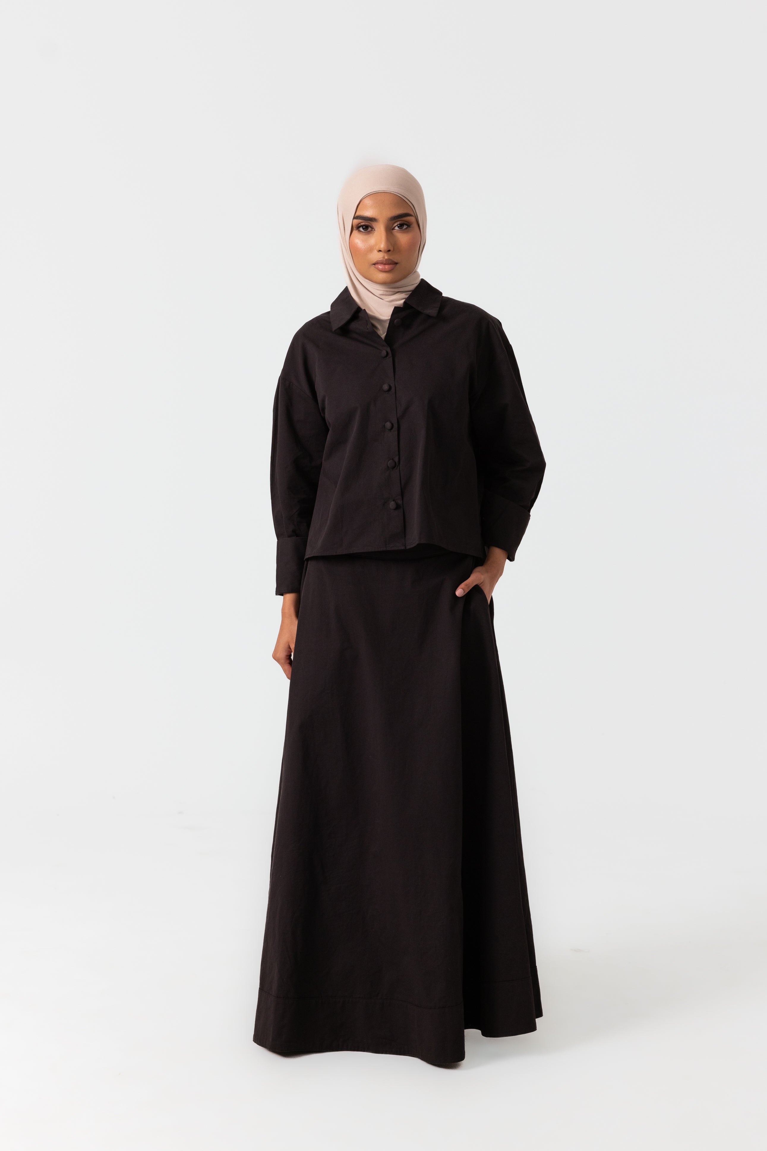 Sydney Button Up Shirt - Black