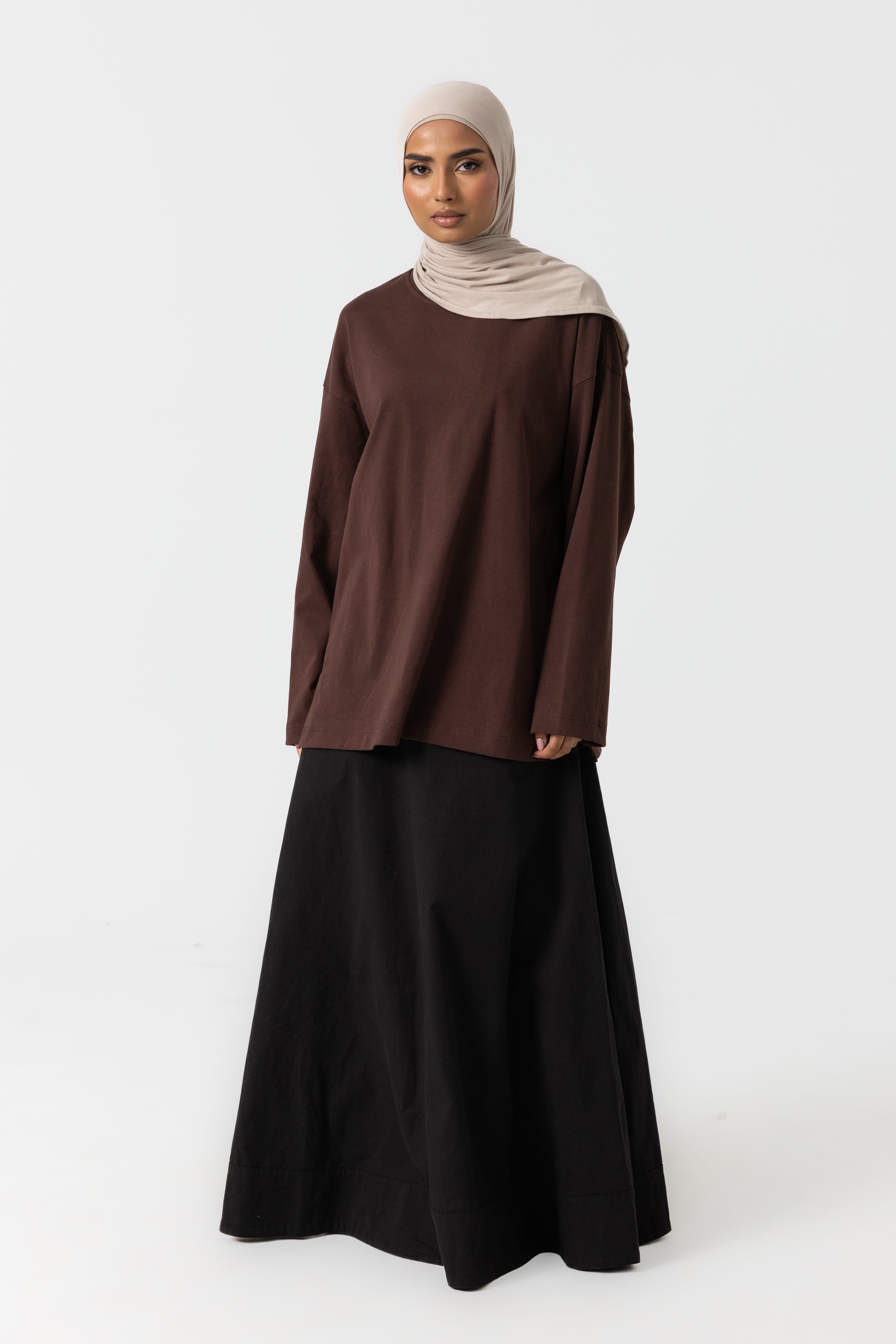 Everyday Relaxed Top - Espresso