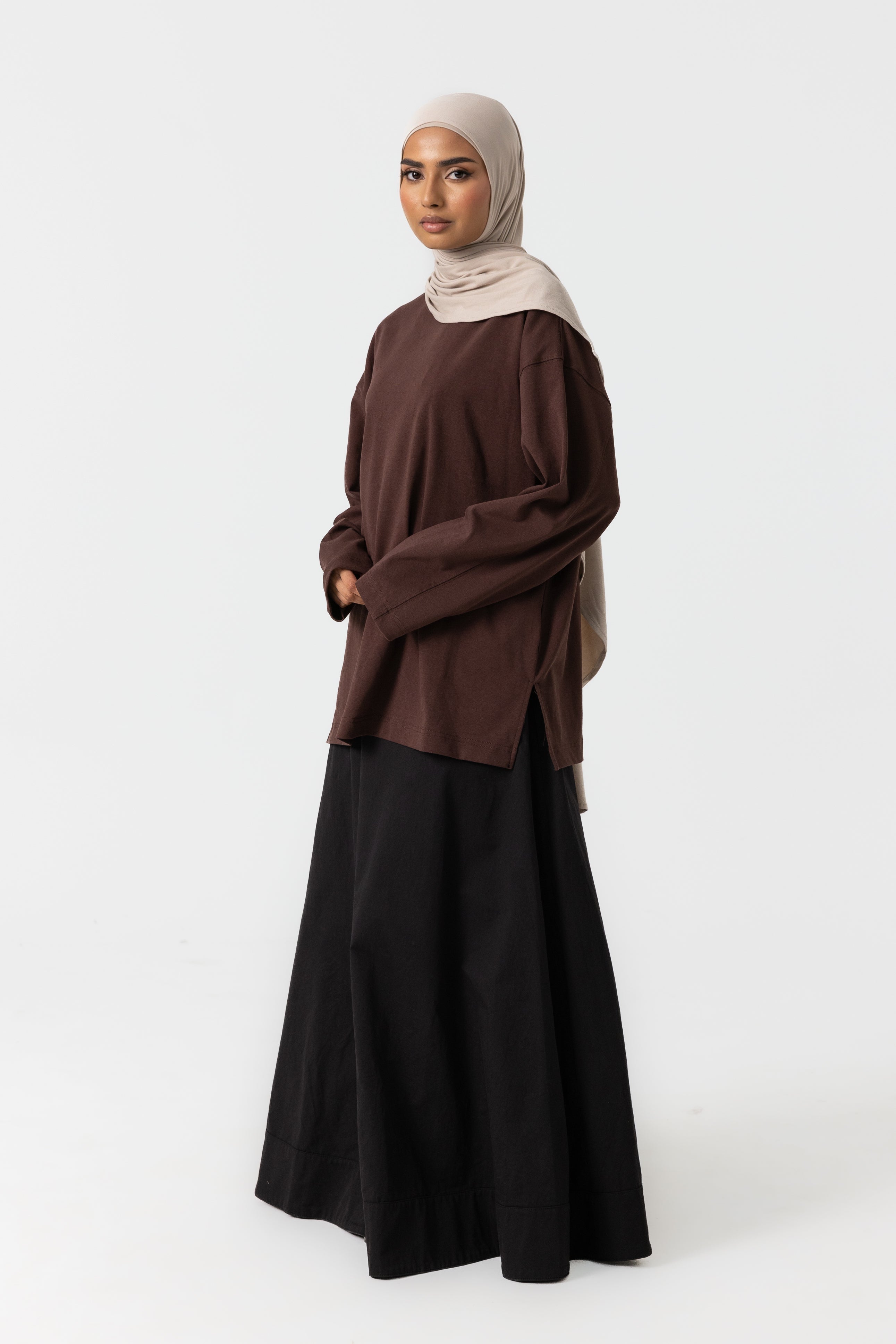 Everyday Relaxed Top - Espresso