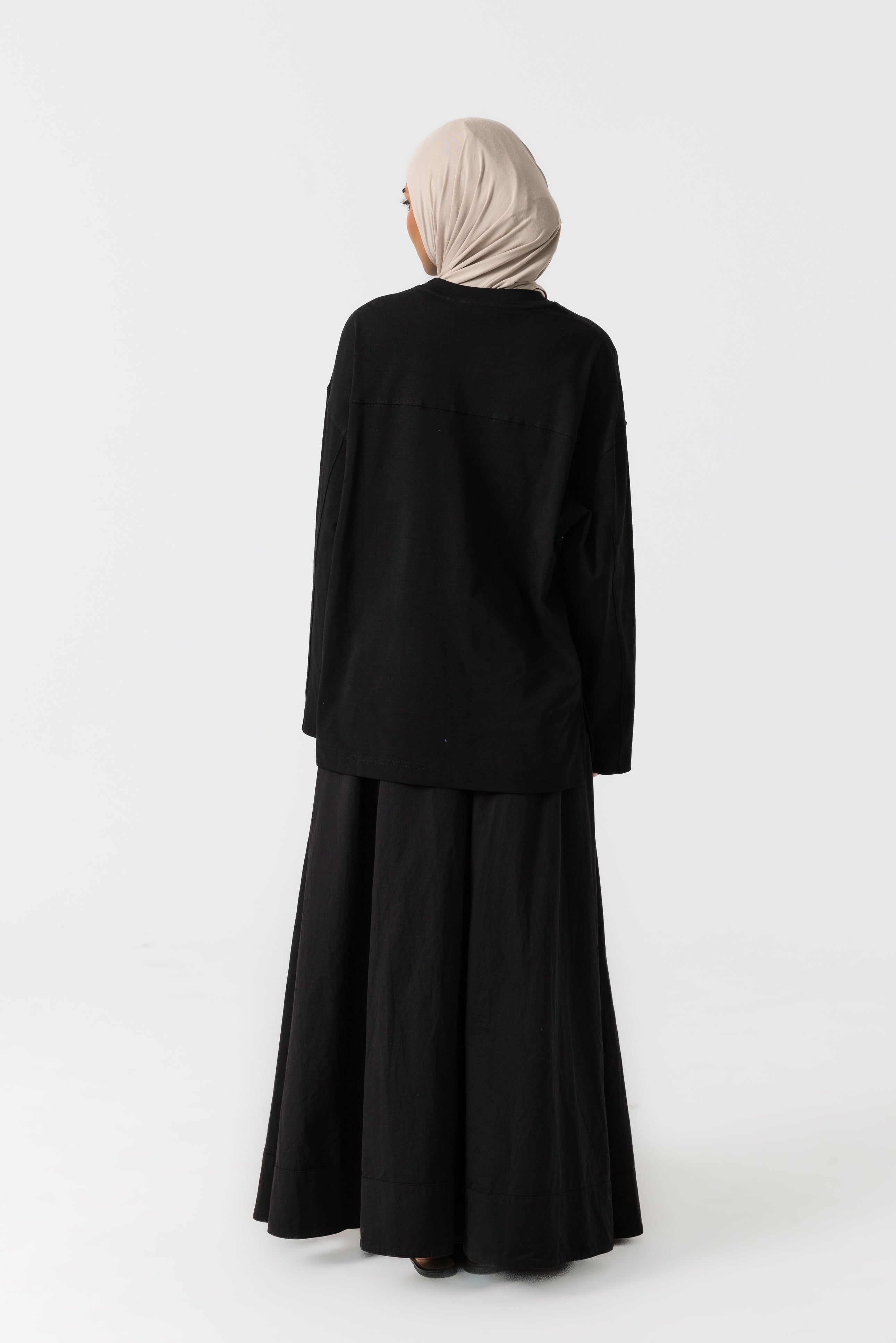 Everyday Relaxed Top - Black