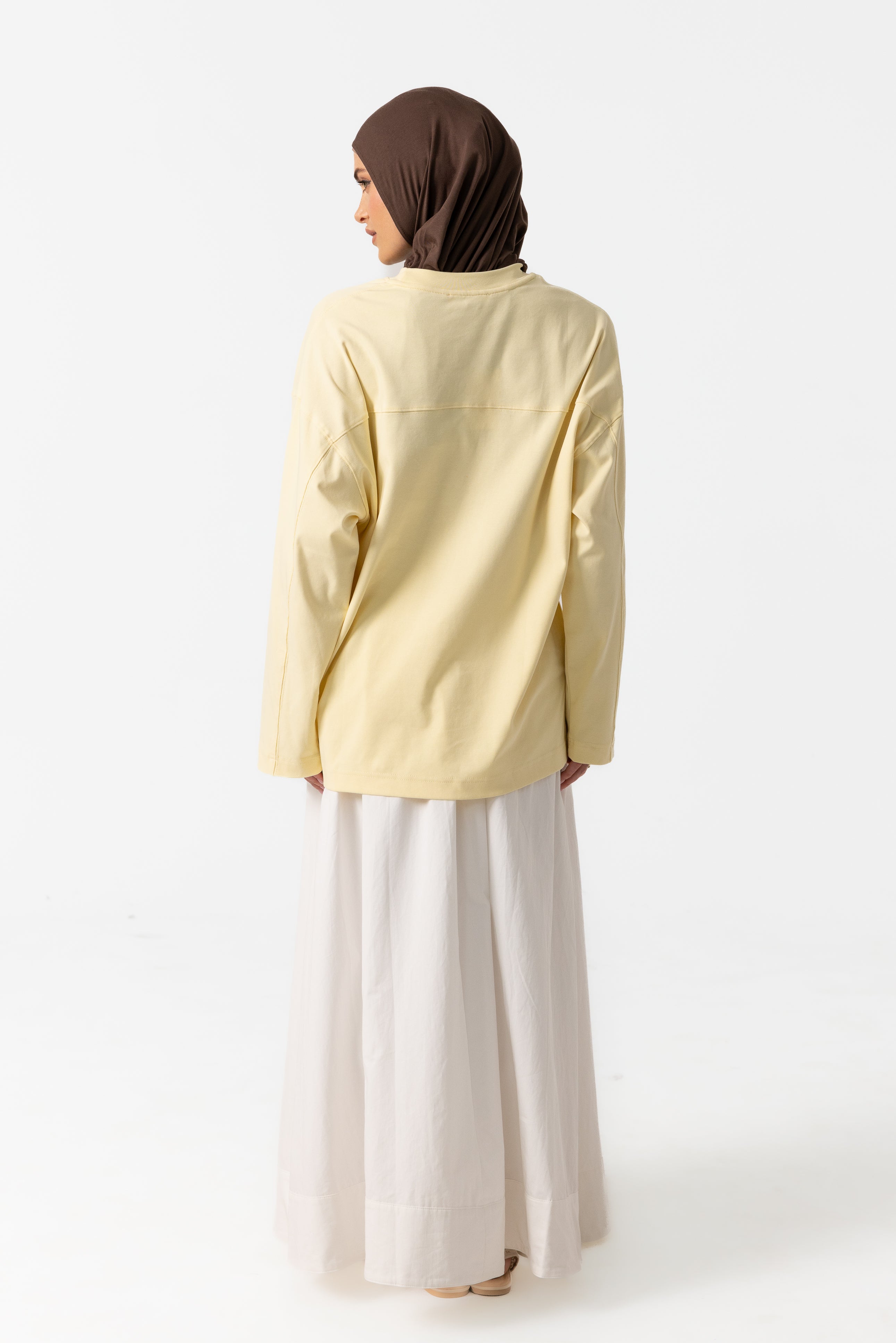 Everyday Relaxed Top - Yellow