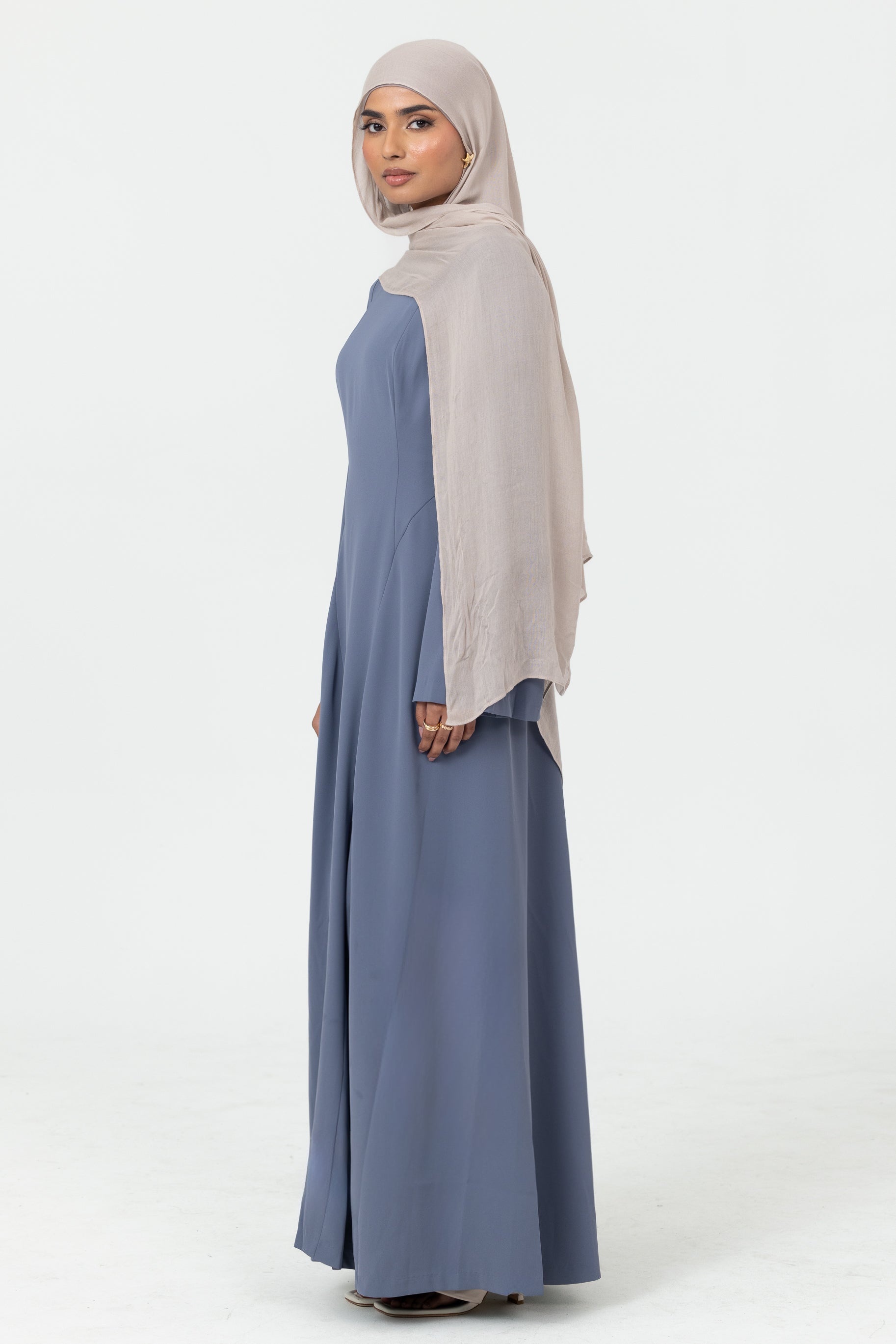 Samara Contour Dress - Steel Blue