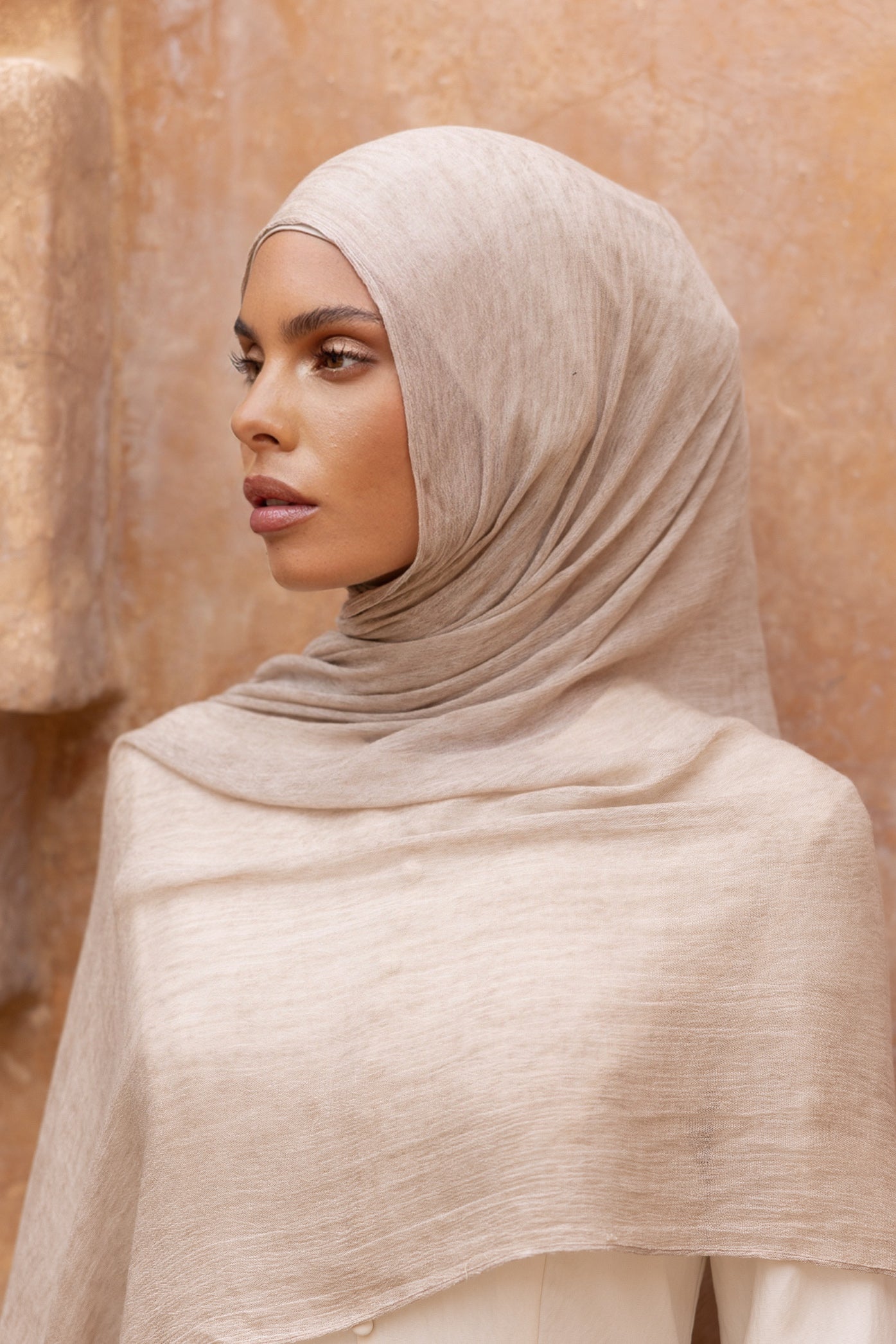Textured Hijab - Linen