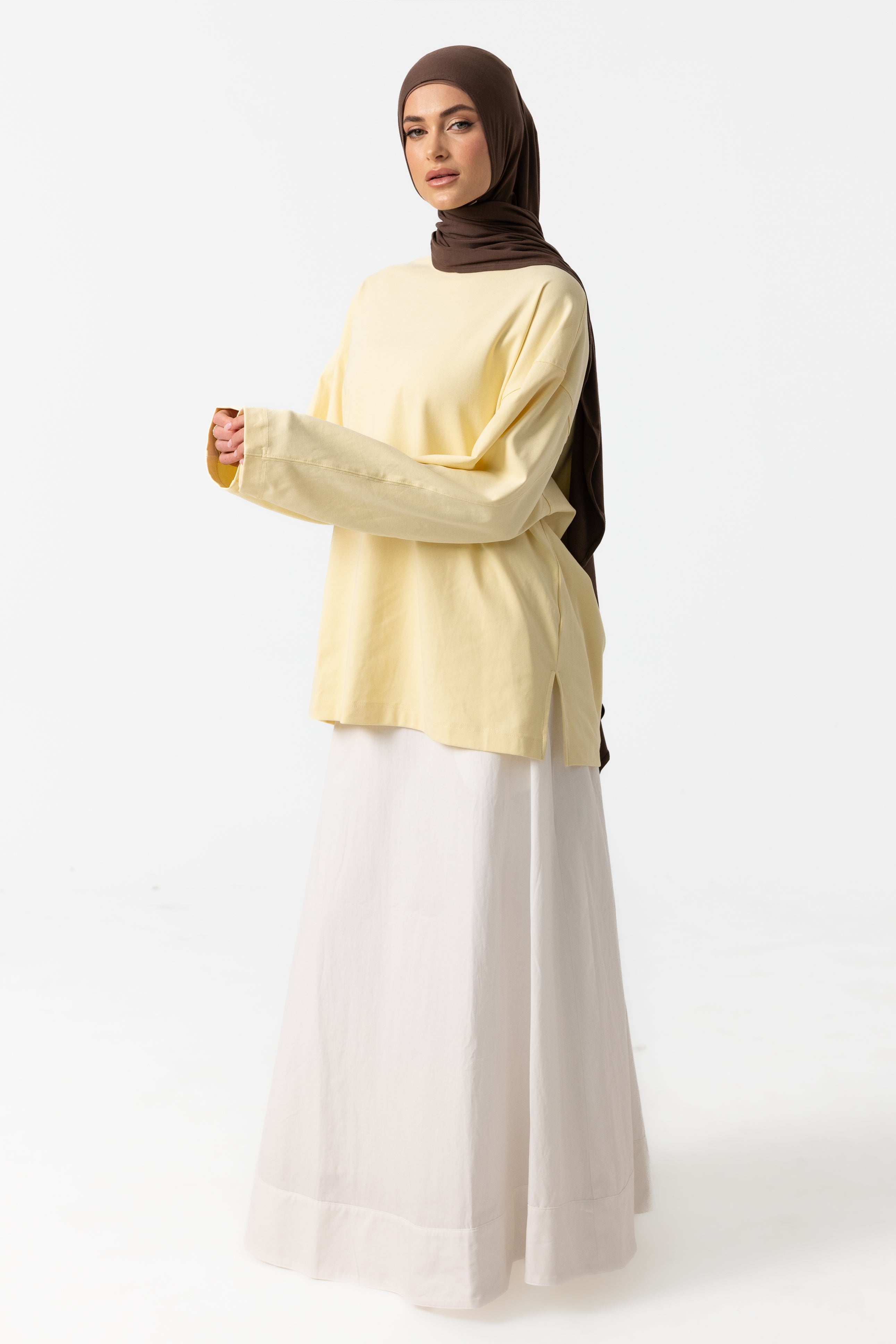 Everyday Relaxed Top - Yellow