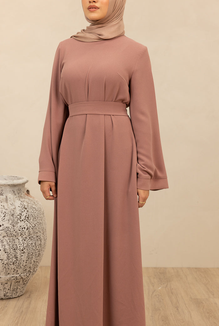 Signature Dusk Abaya - Blush