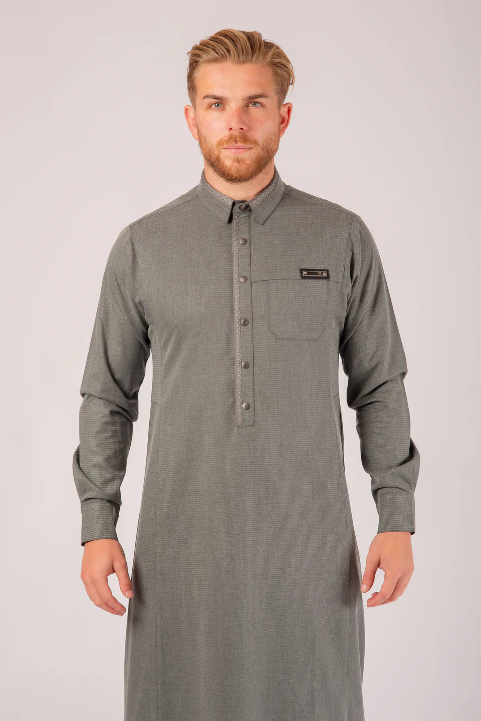 Men's Lawung Thobe - Grey